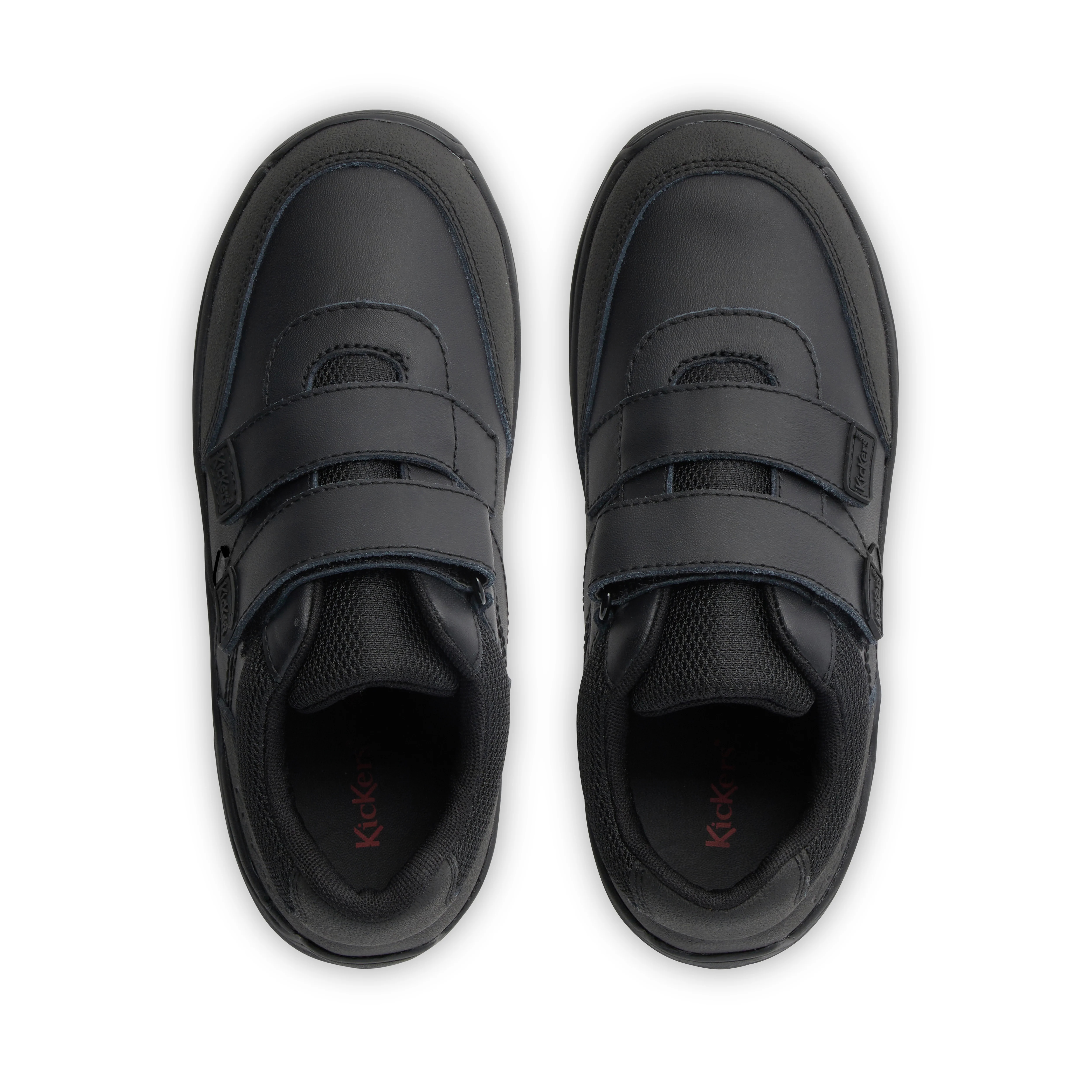Junior Boys Stomper Mid Leather Black - Image 4
