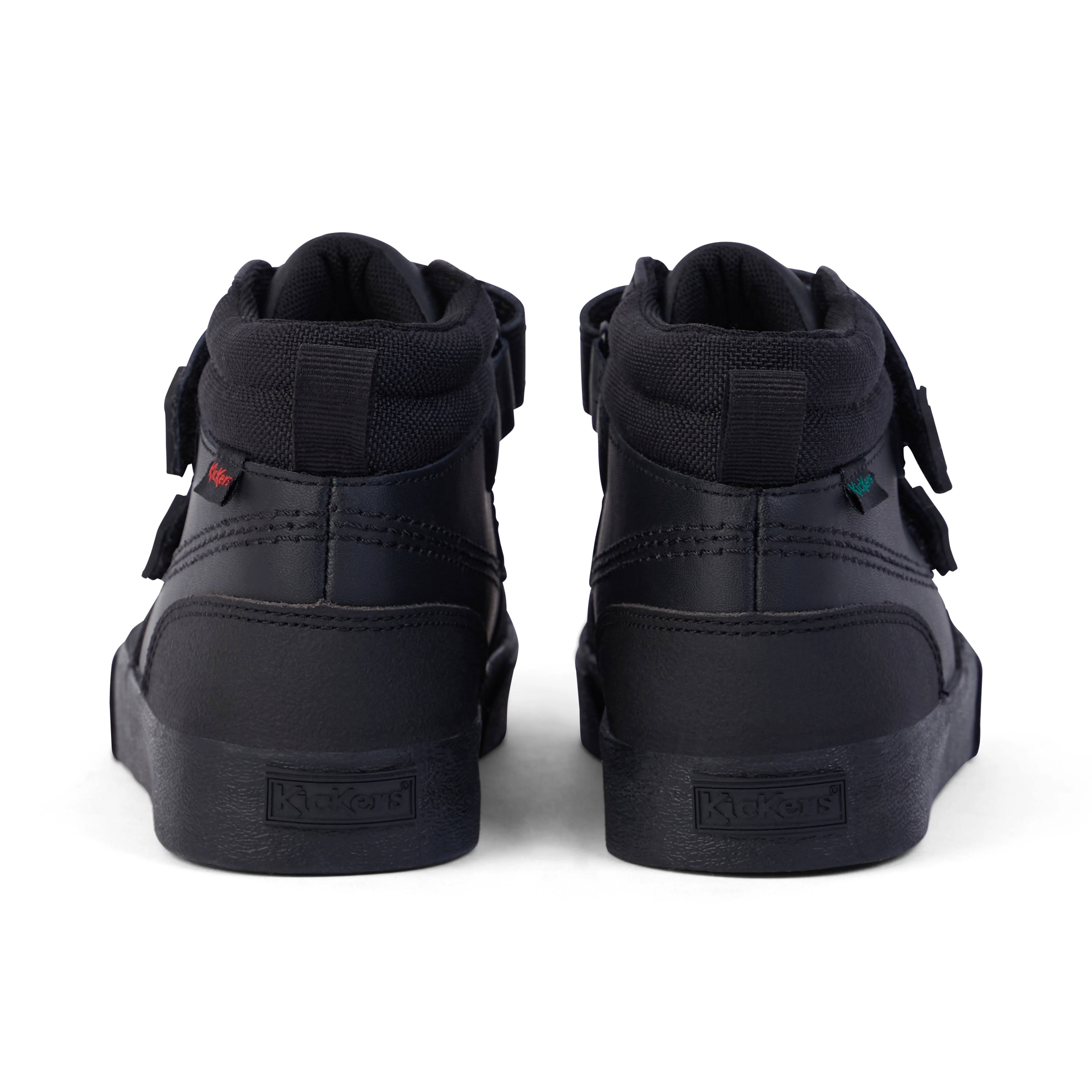 Junior Boys Tovni Scuff Hi Leather Black - Image 5