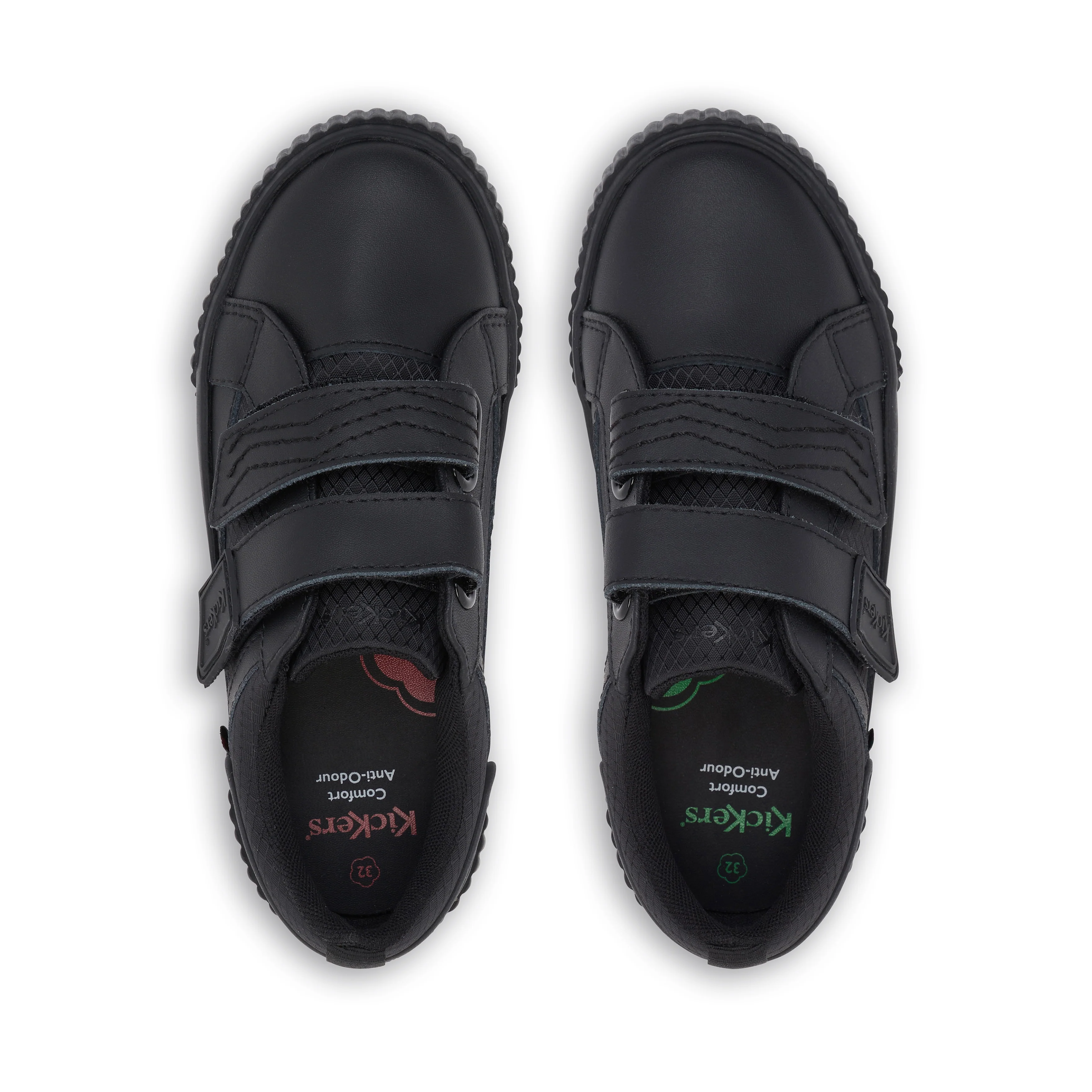 Junior Boys Tovni Twin Flex Leather Black - Image 4