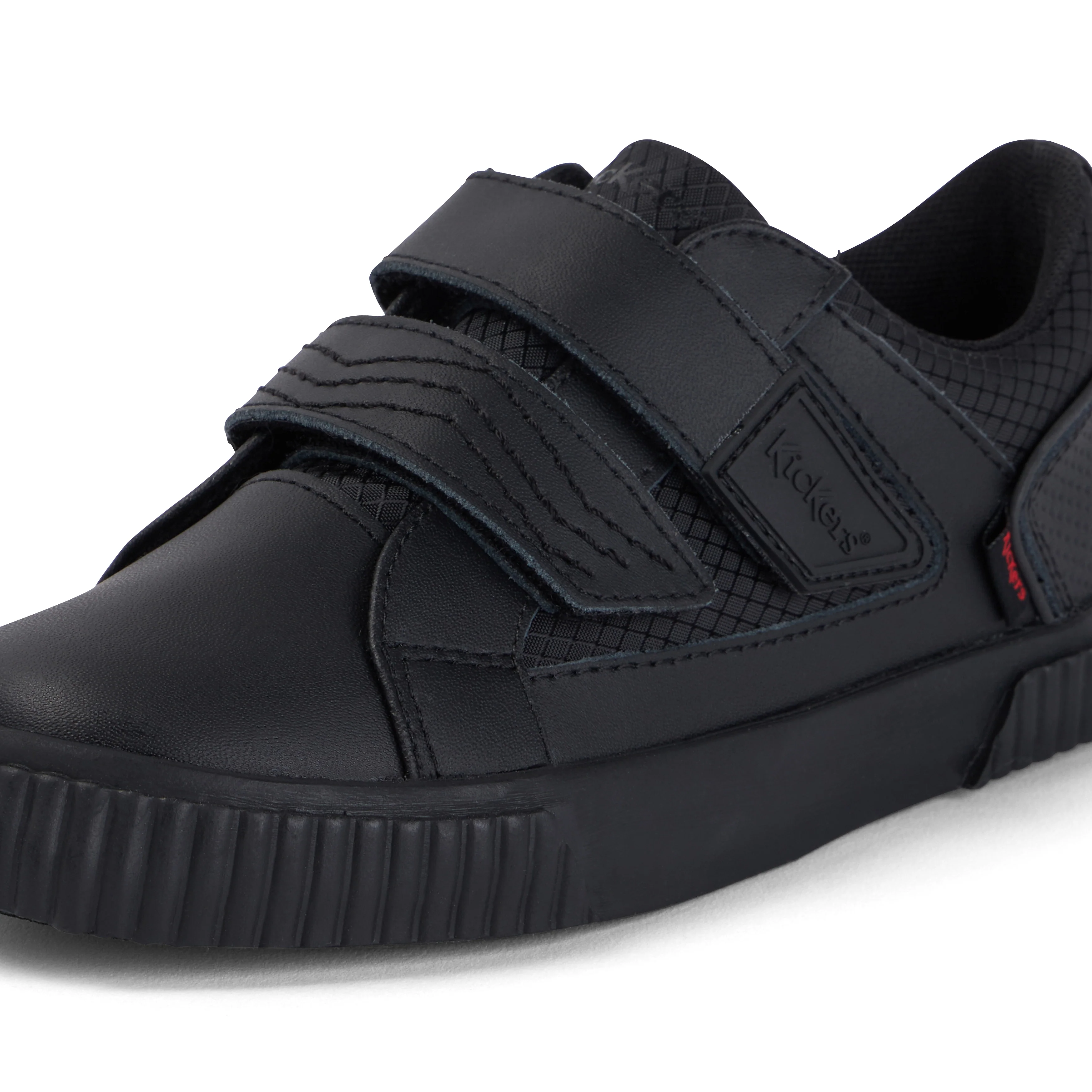 Junior Boys Tovni Twin Flex Leather Black - Image 6