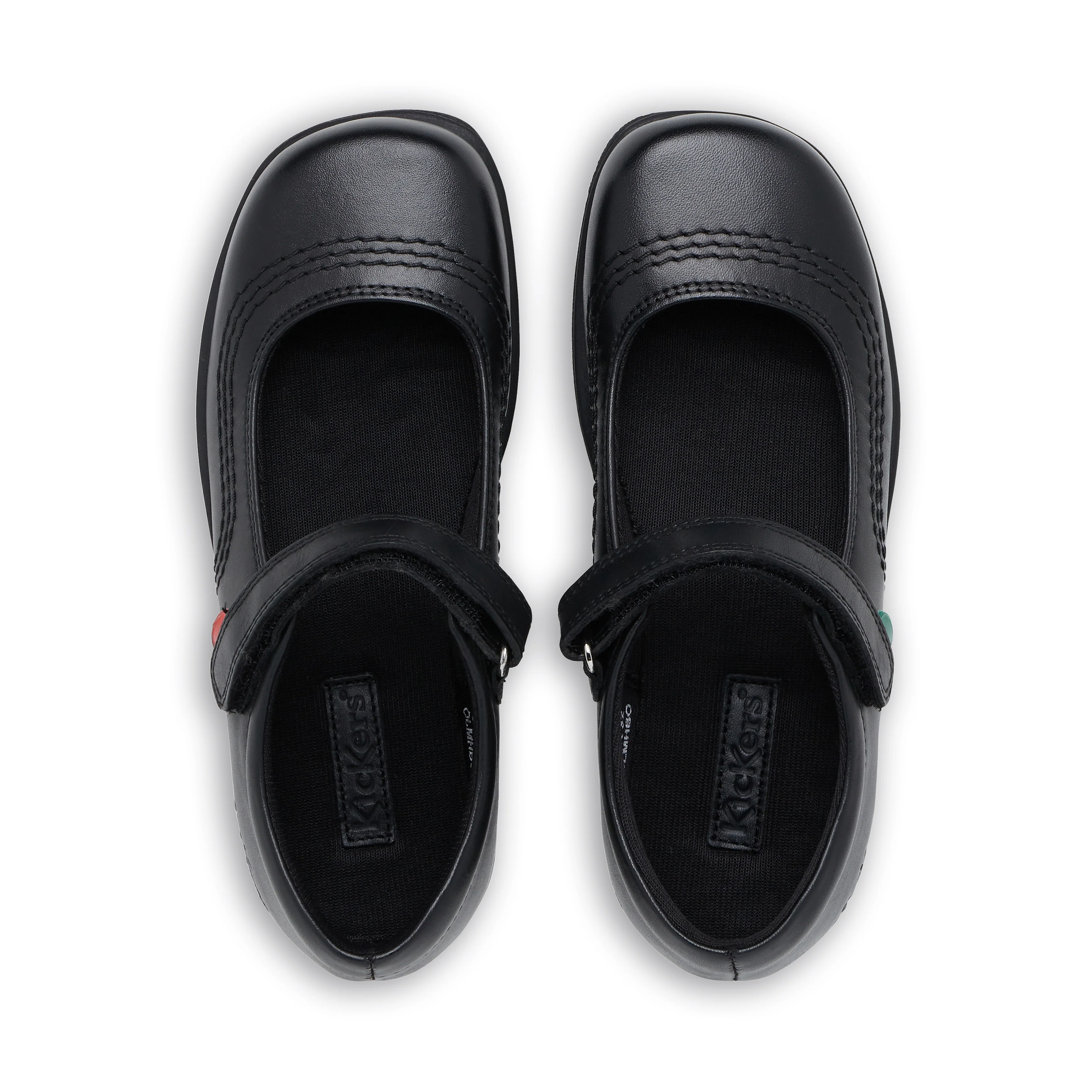 Junior Girls Fragma Pop Leather Black - Image 4