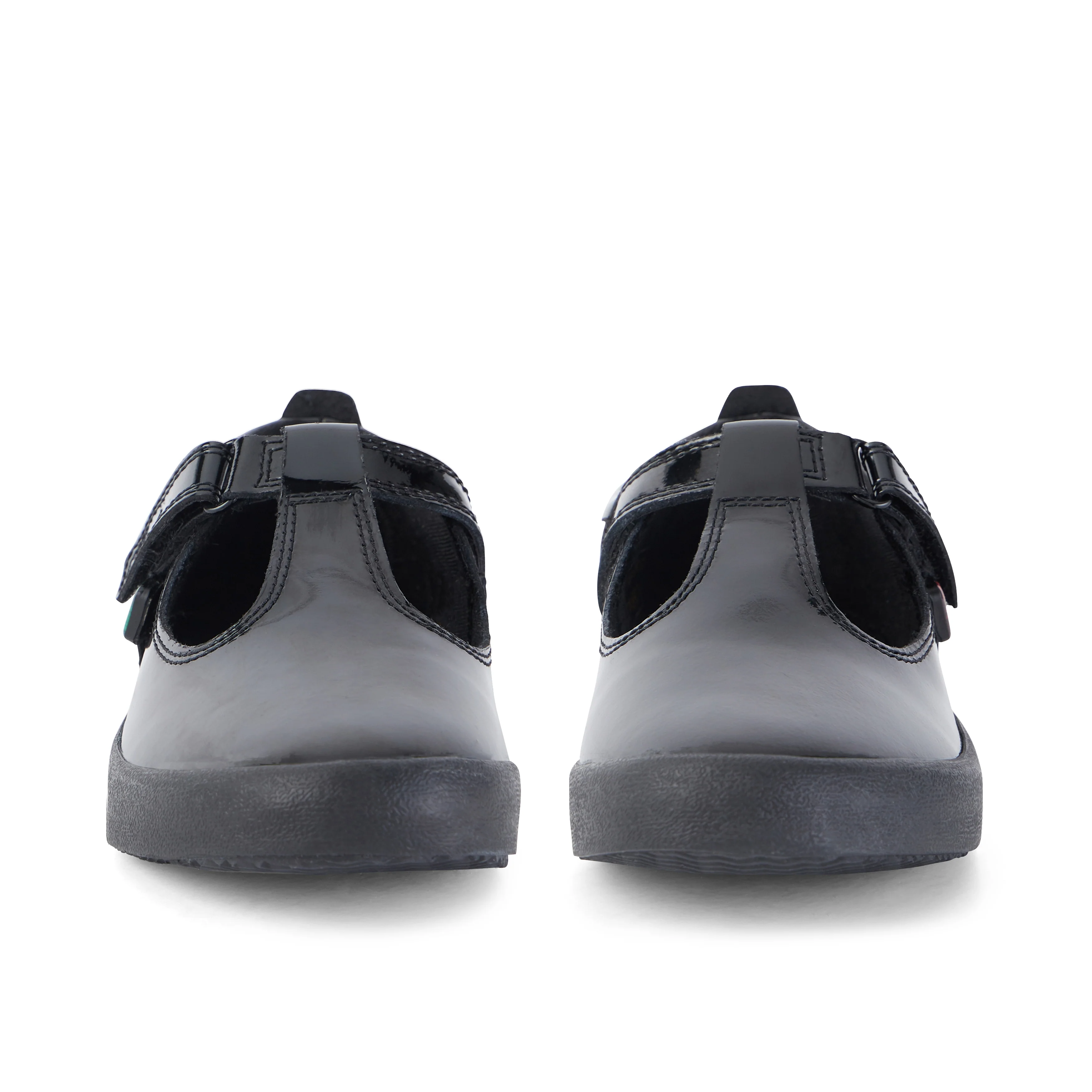 Junior Girls Kariko T Bar Patent Leather Black - Image 2