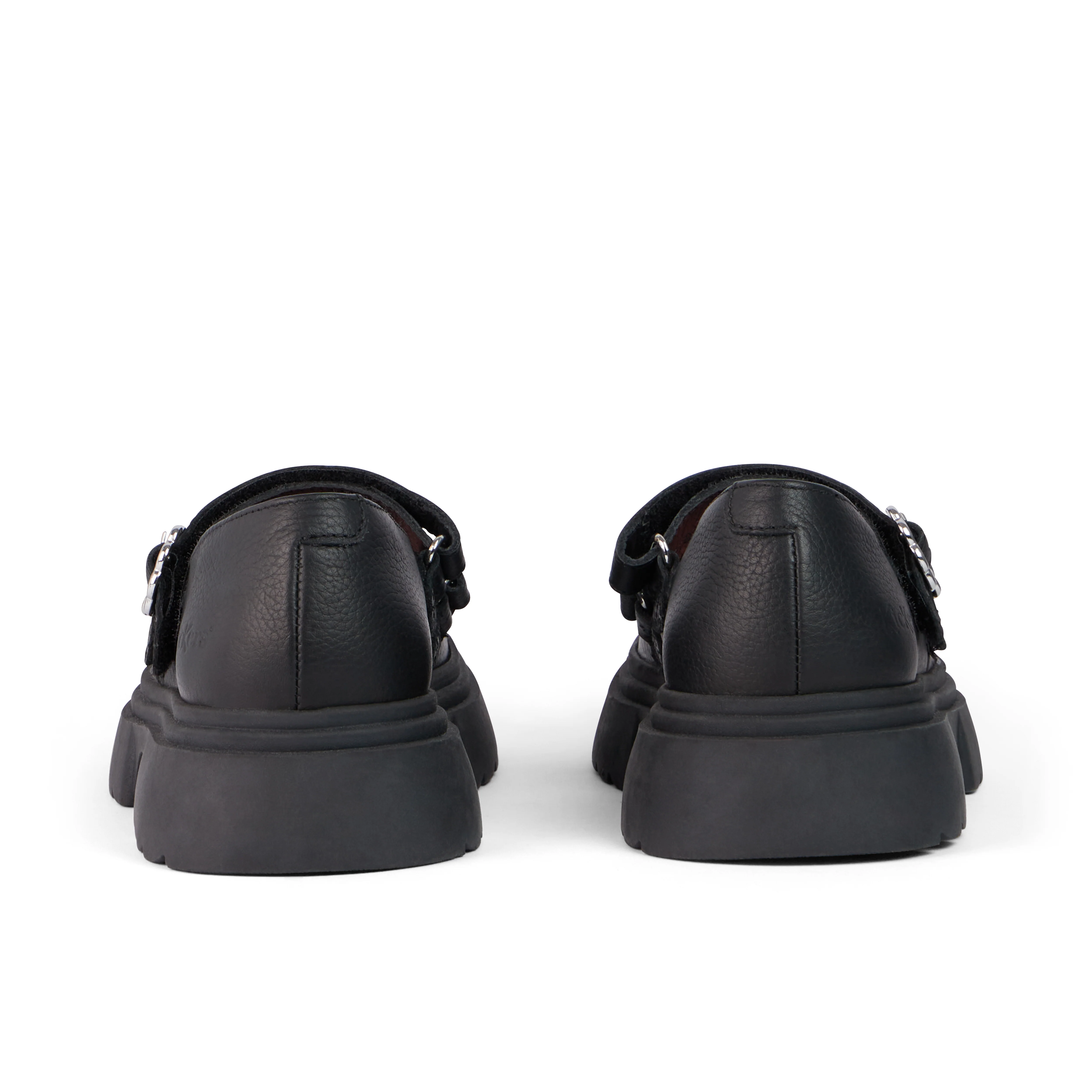Junior Girls Kenzi MJ Shoes Leather Black - Image 5
