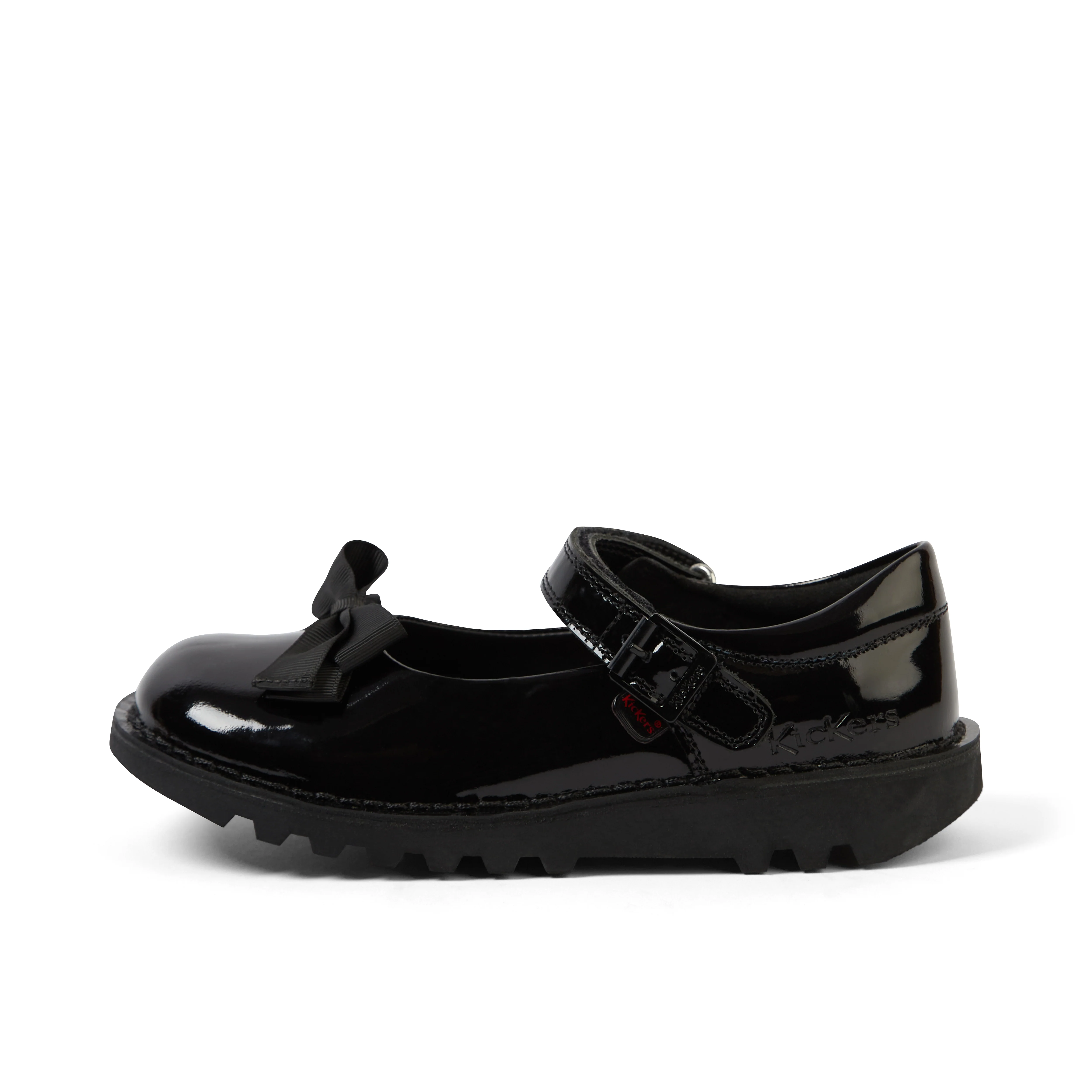 Junior Girls Kick Mj Bow Patent Leather Black