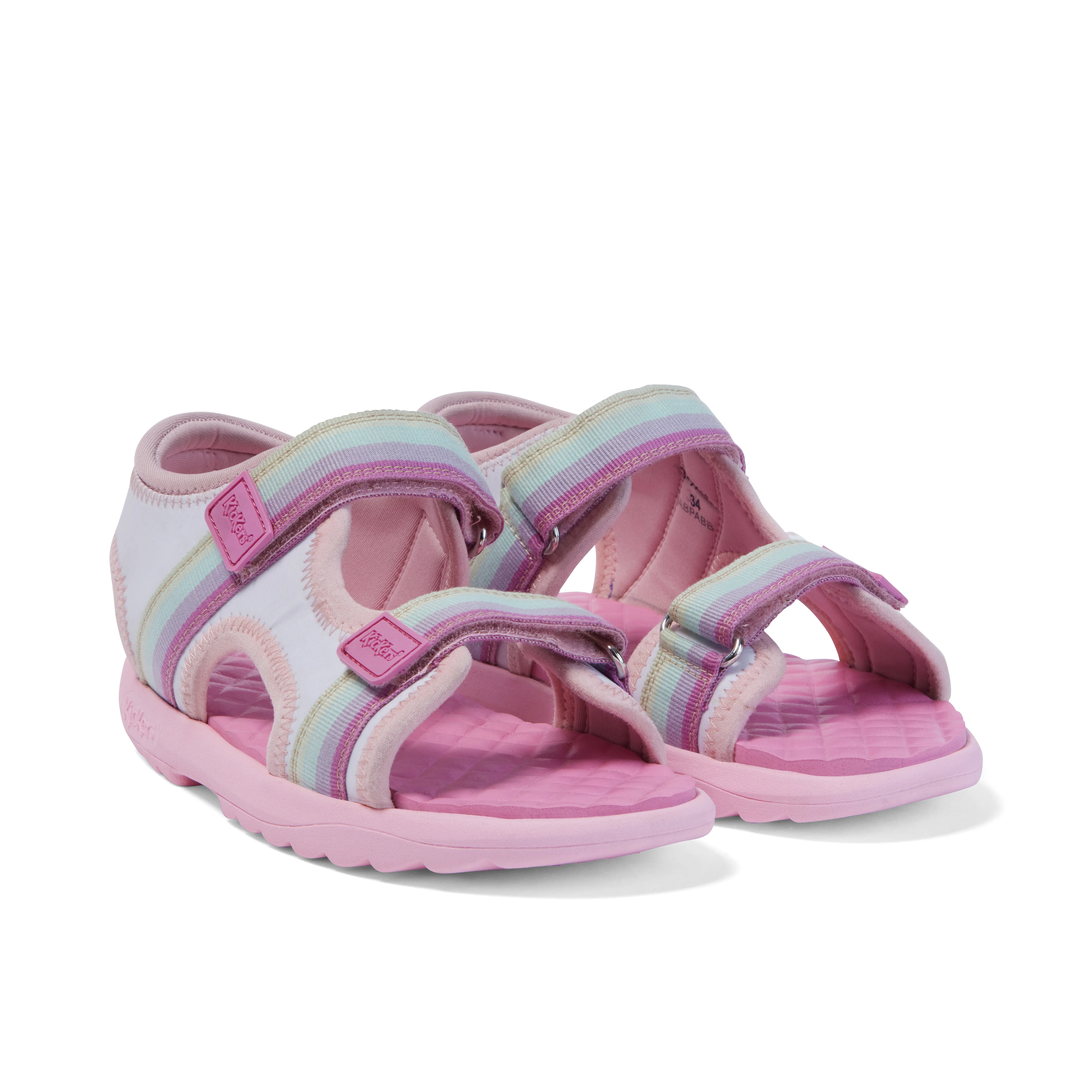 Junior Girls Kickster Sandal White - Image 3