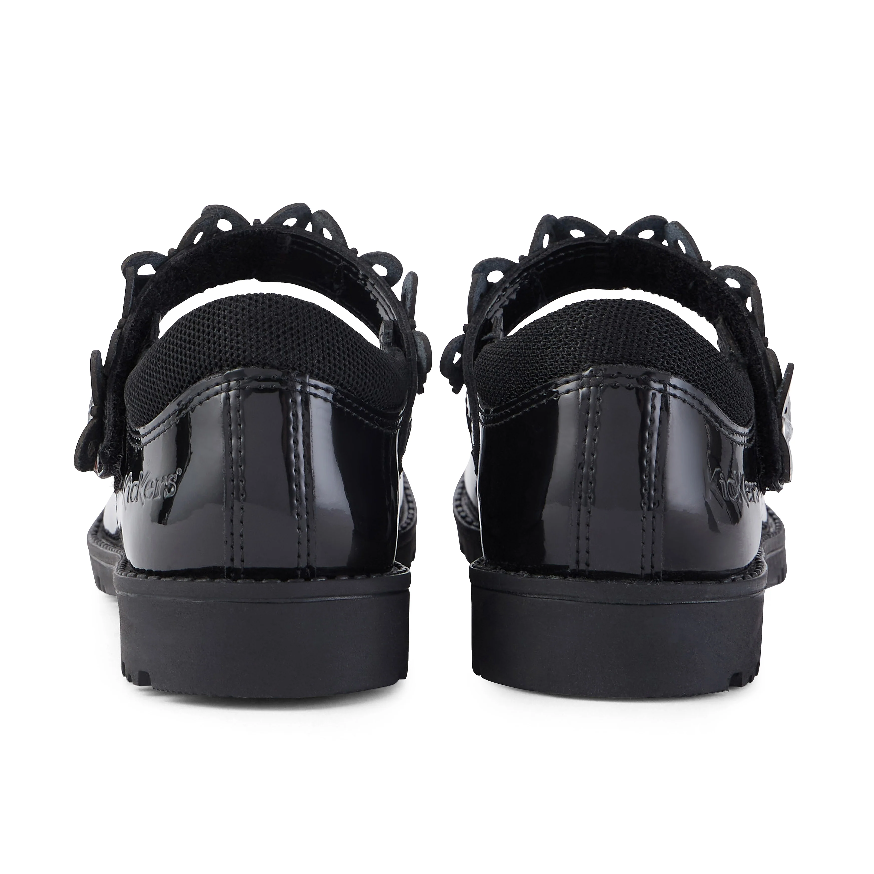 Junior Girls Lachly Butterfly MJ Patent Leather Black - Image 5