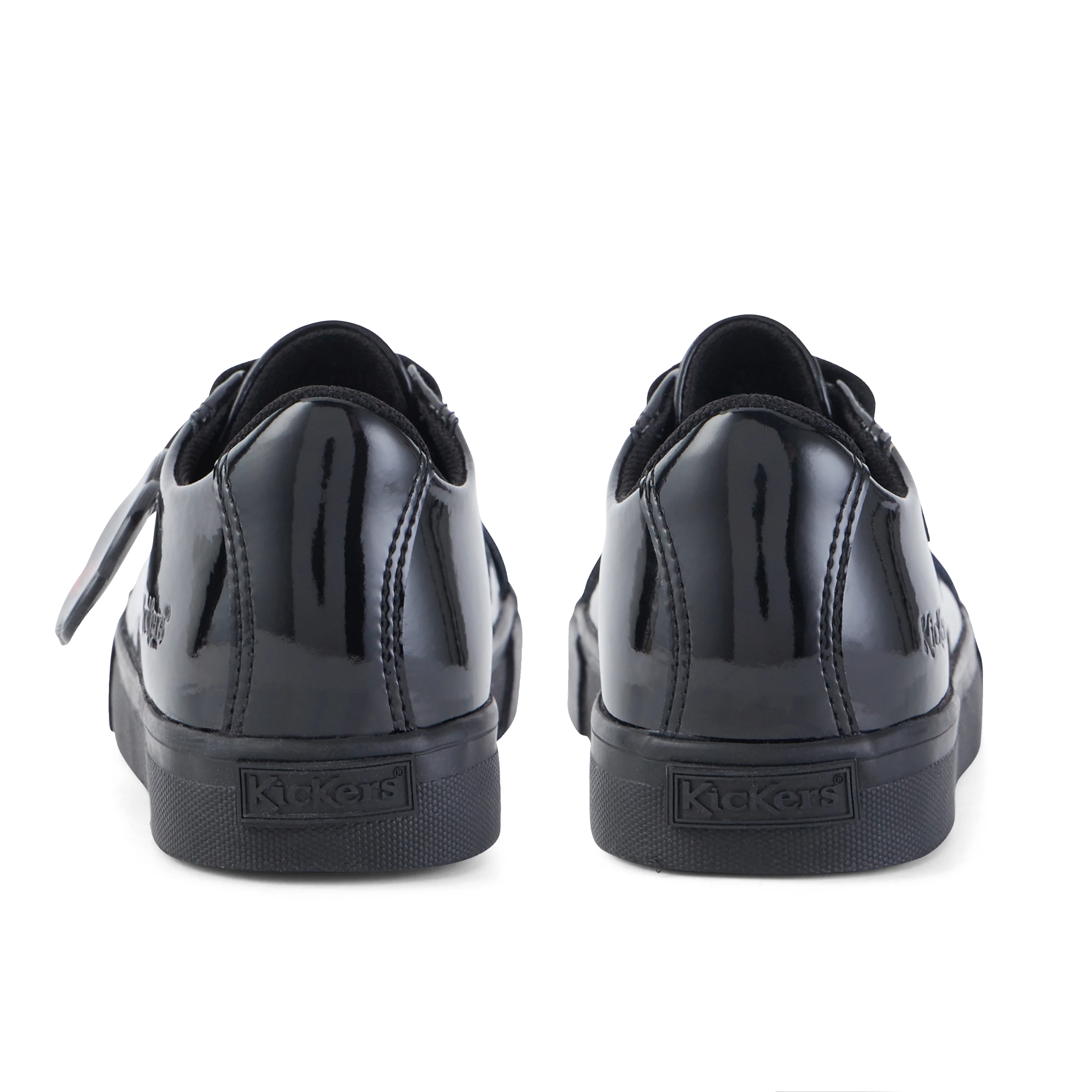 Junior Girls Tovni Lacer Patent Leather Black - Image 5