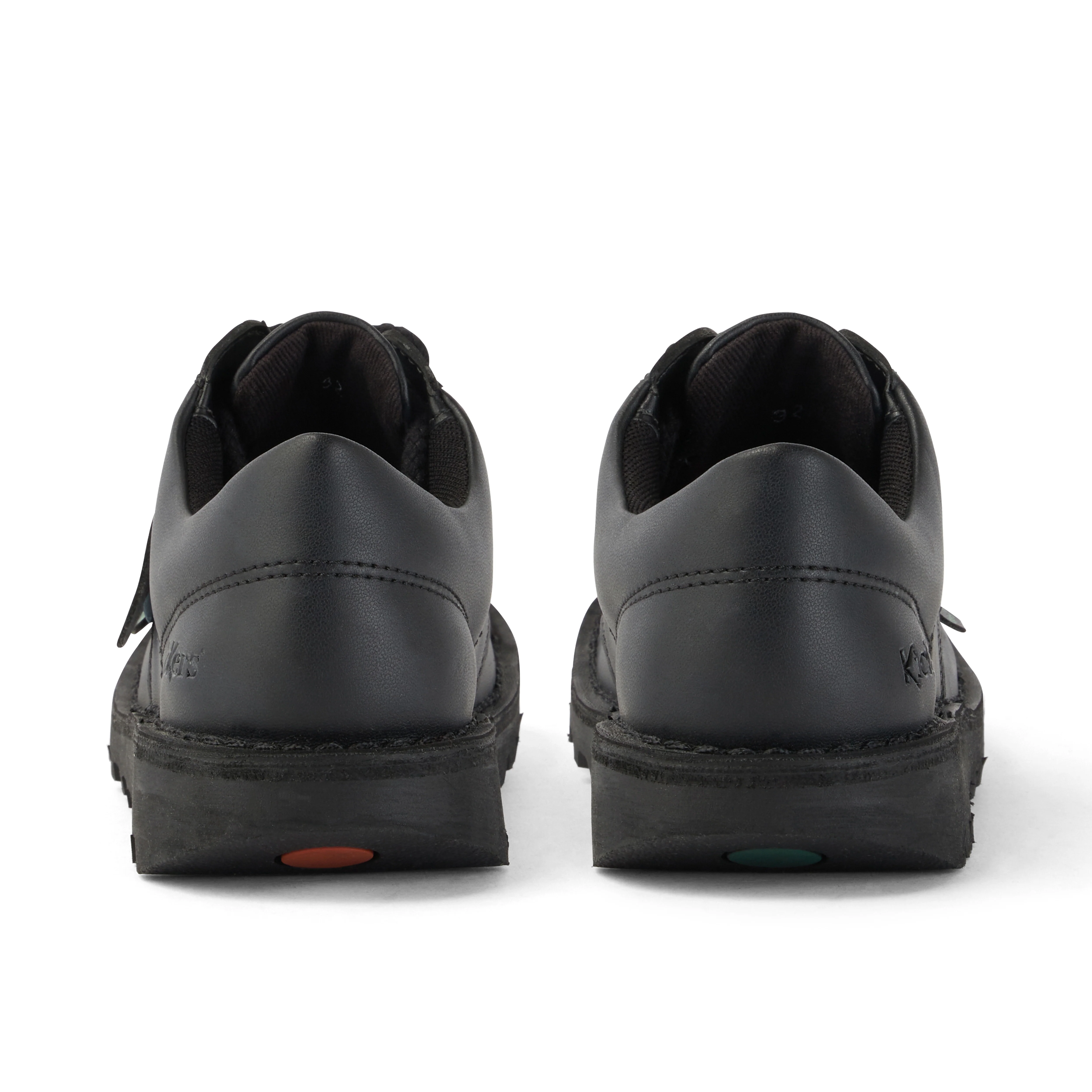 Junior Unisex Kick Lo Leather Alternative Black - Image 5