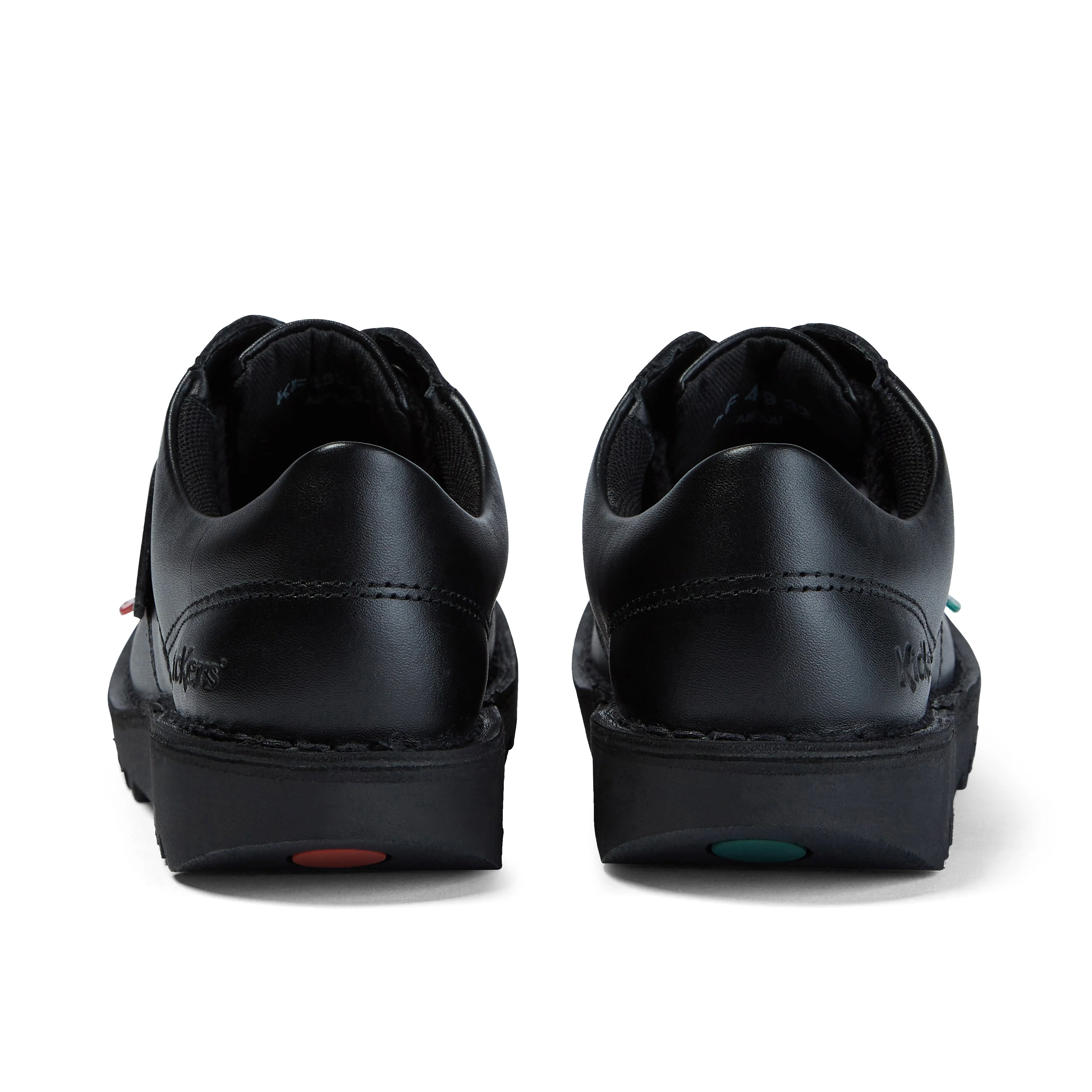 Junior Unisex Kick Lo Leather Black - Image 5