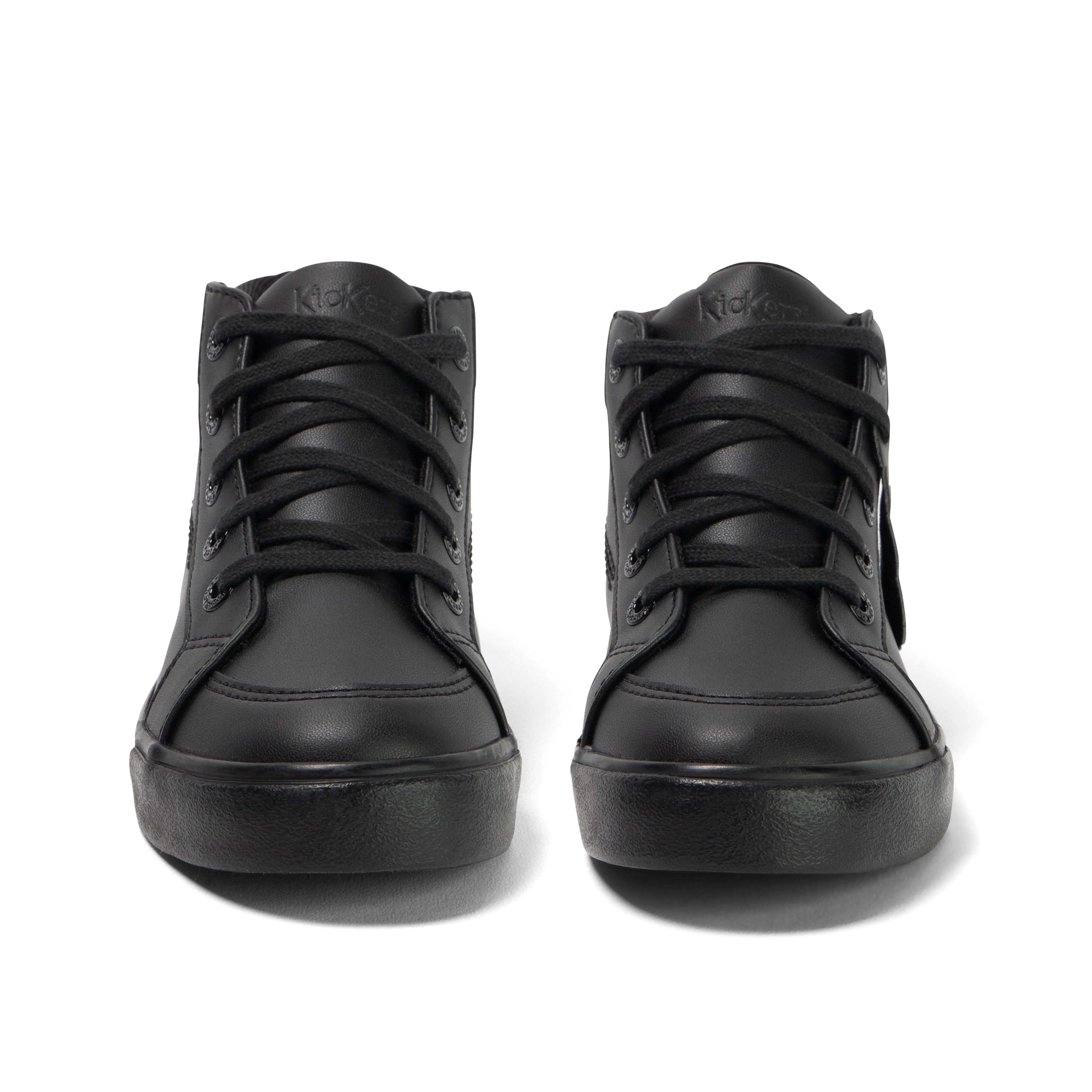 Junior Unisex Tovni Hi Leather Alternative Black - Image 2