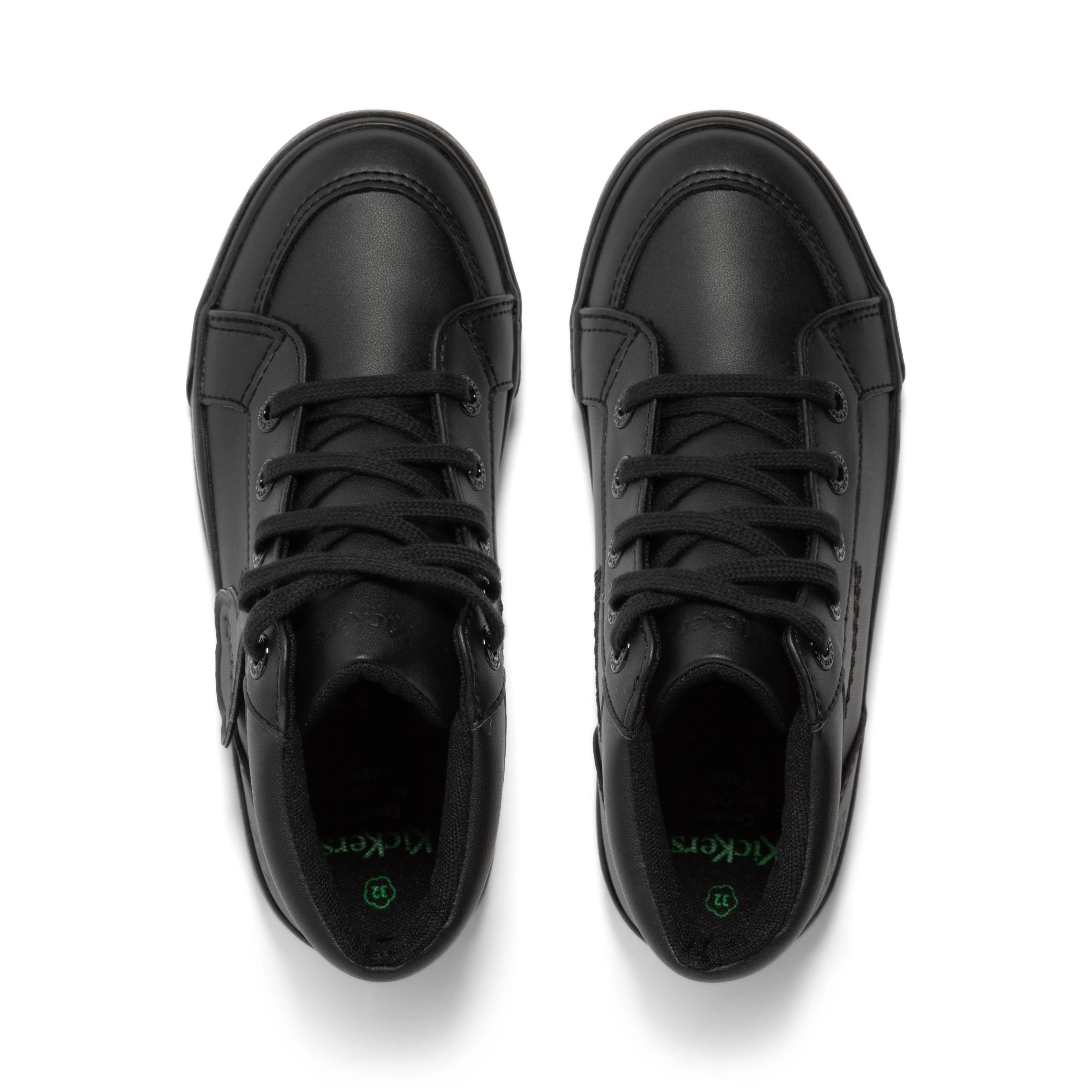 Junior Unisex Tovni Hi Leather Alternative Black - Image 4