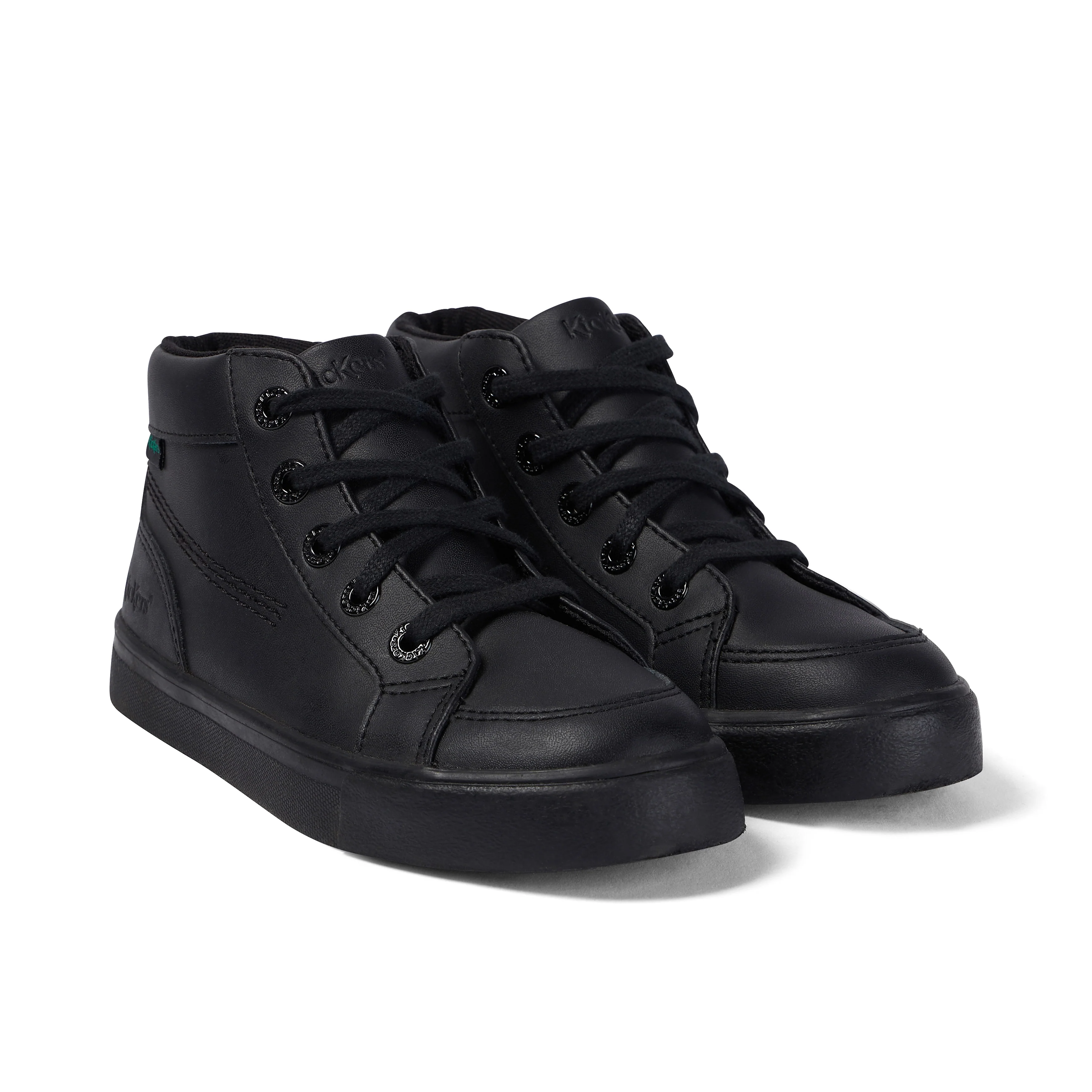 Junior Unisex Tovni Hi Leather Black - Image 3