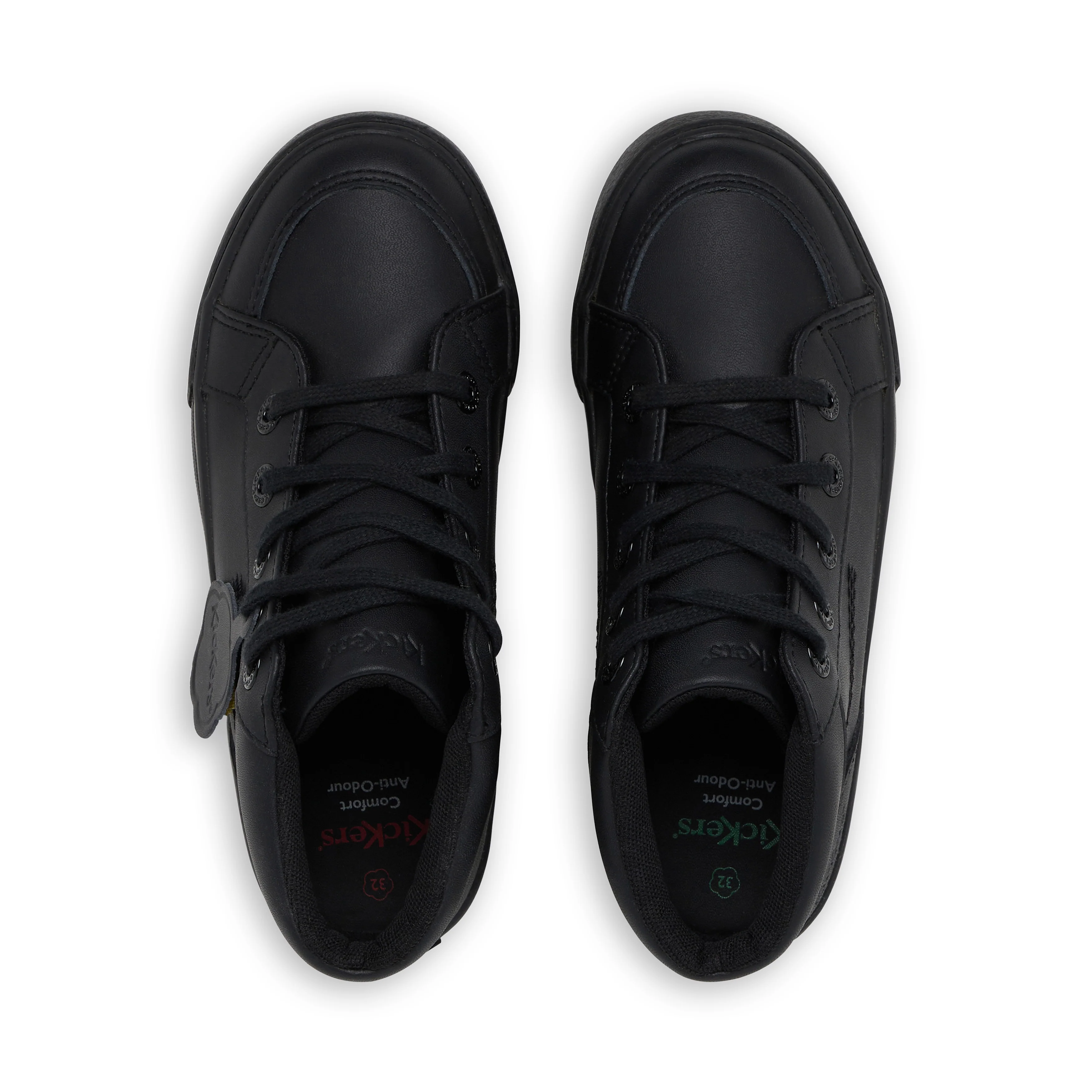Junior Unisex Tovni Hi Leather Black - Image 4