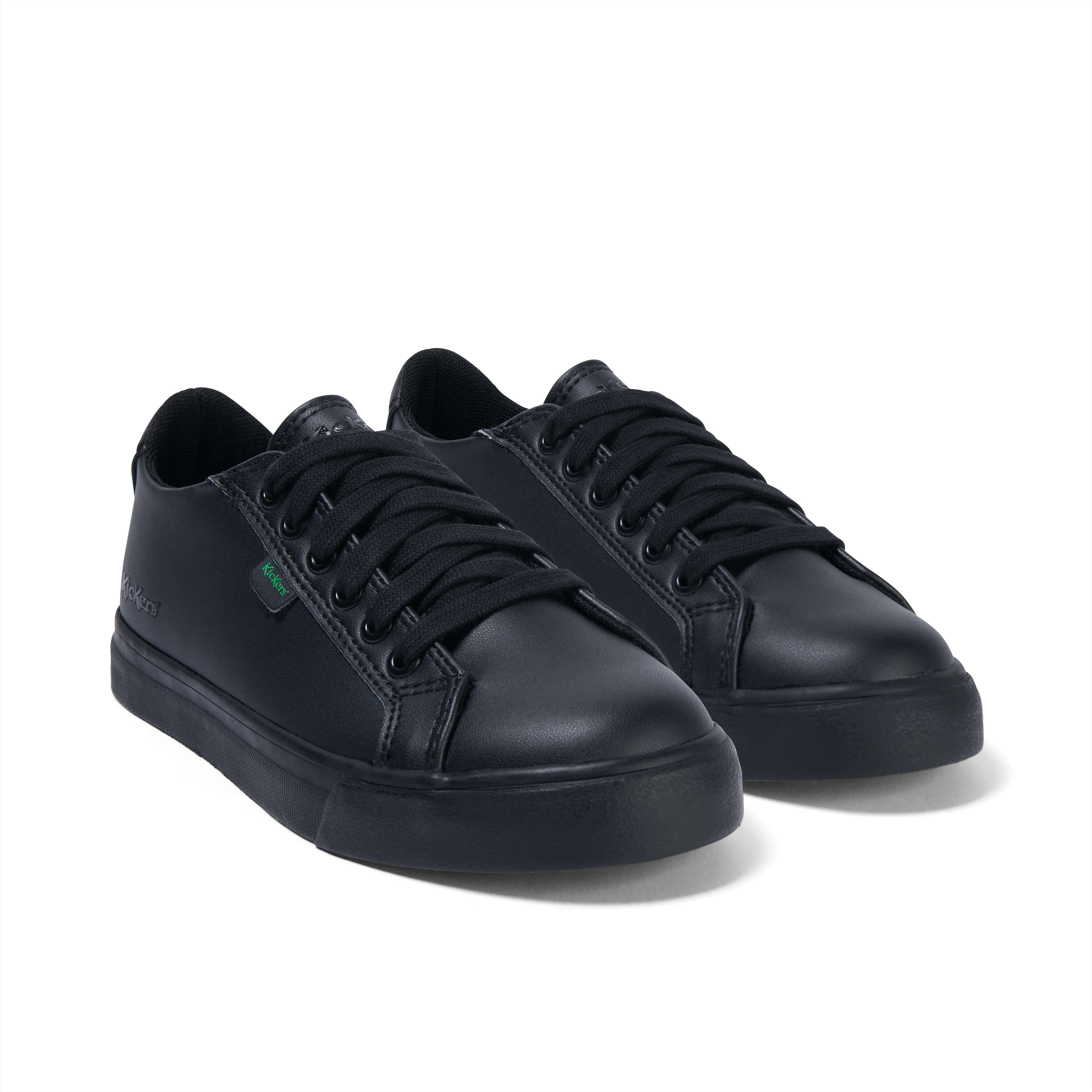 Junior Unisex Tovni Lacer Leather Alternative Black - Image 3