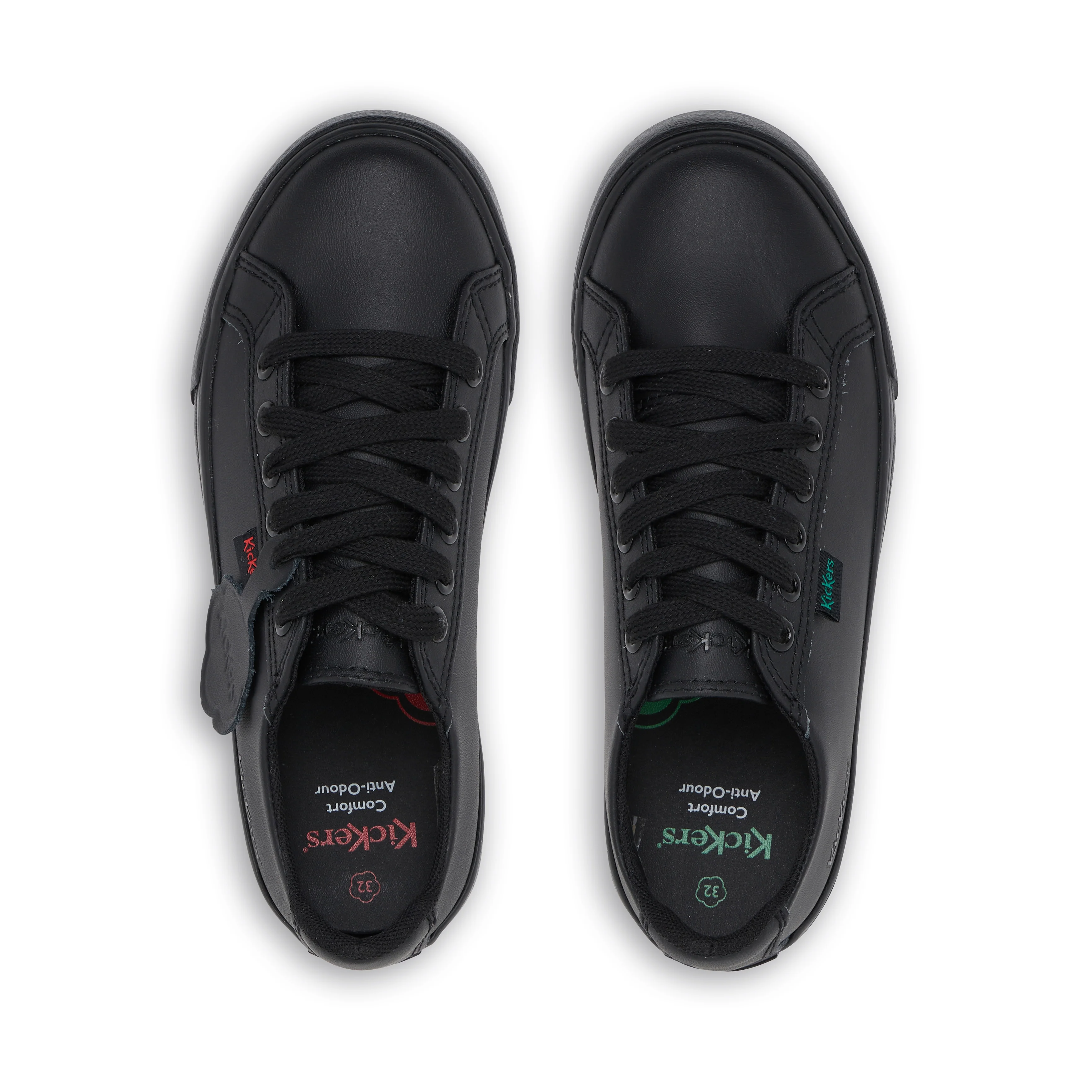 Junior Unisex Tovni Lacer Leather Black - Image 4