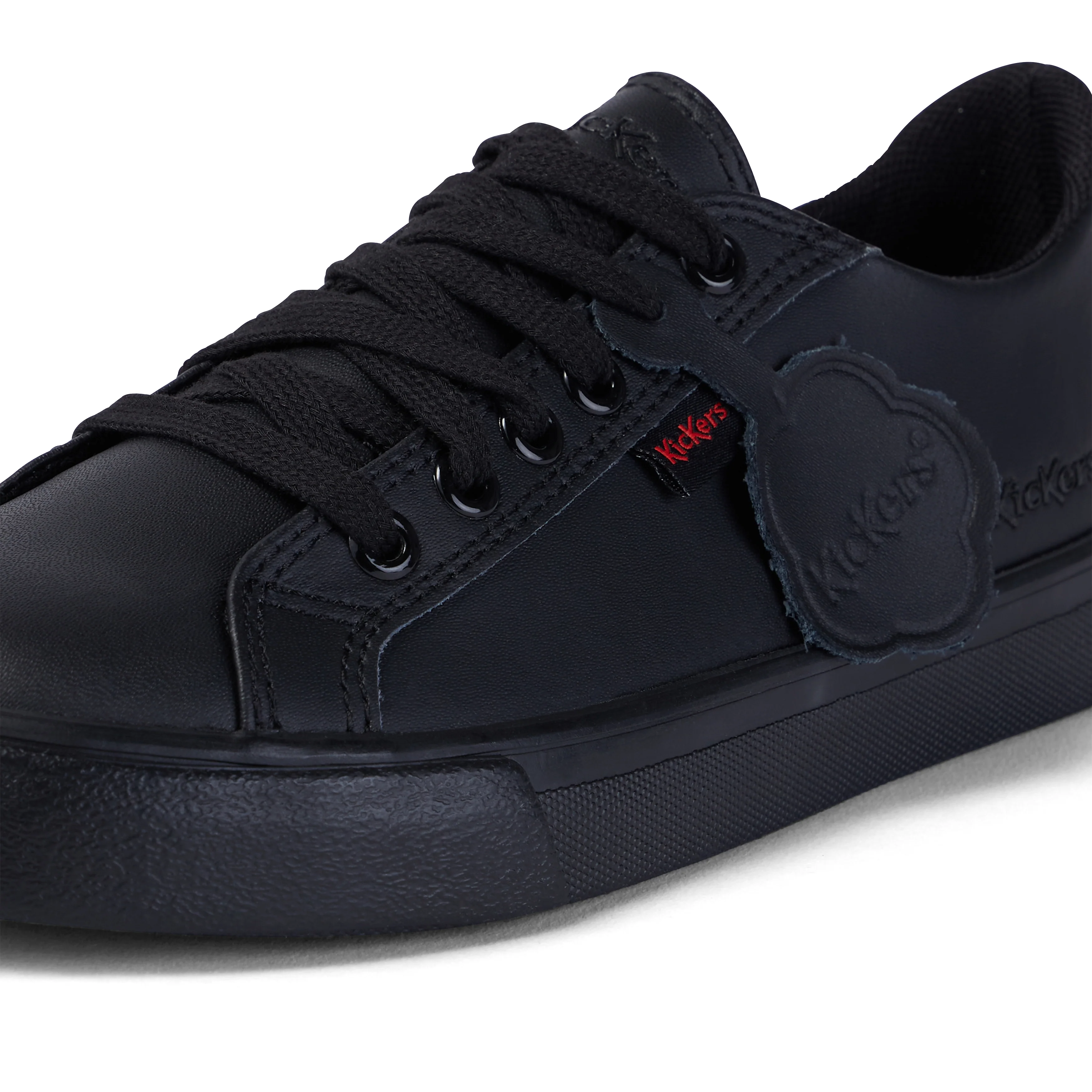 Junior Unisex Tovni Lacer Leather Black - Image 6