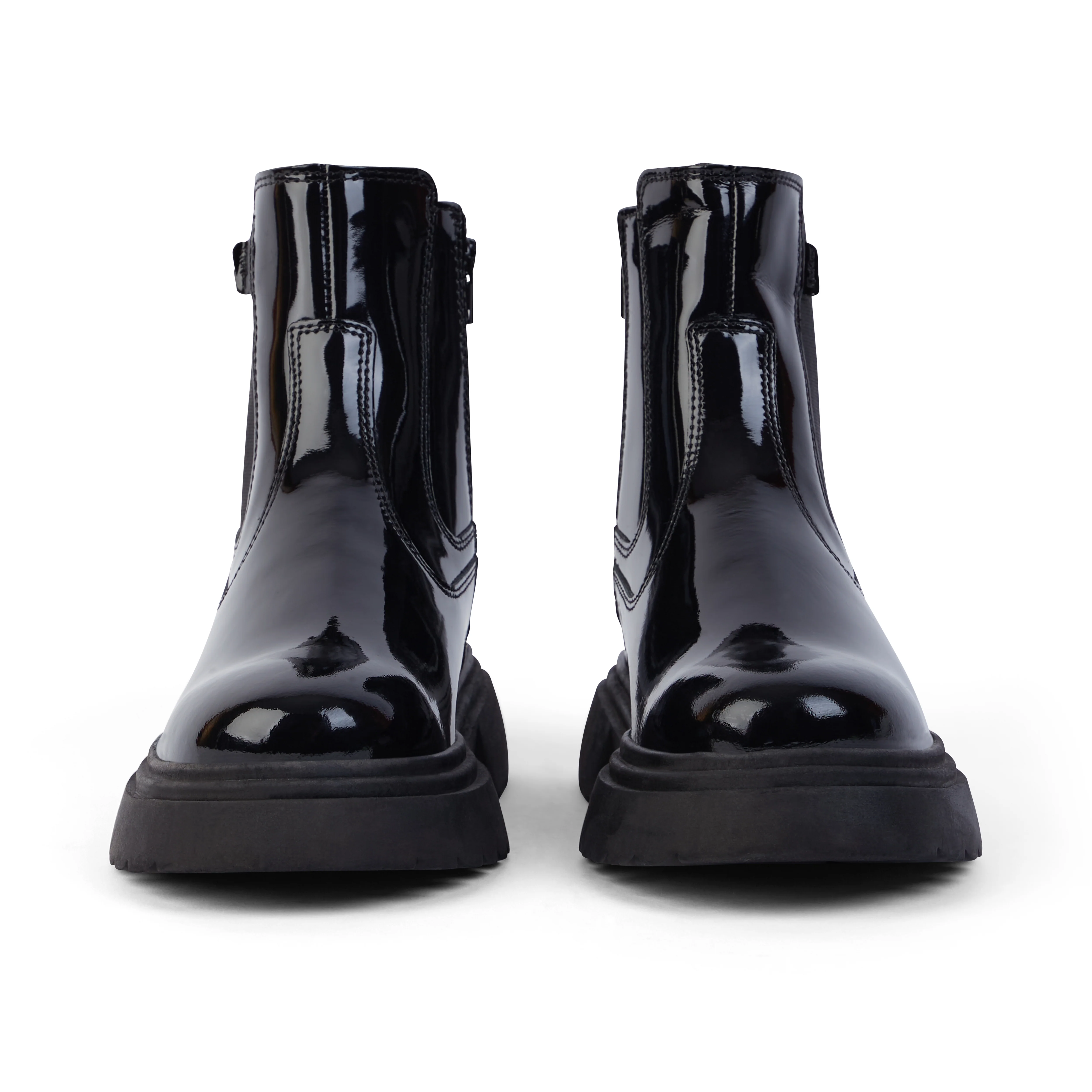 Junior Women Kenzi Chelsea Patent Leather Black - Image 2