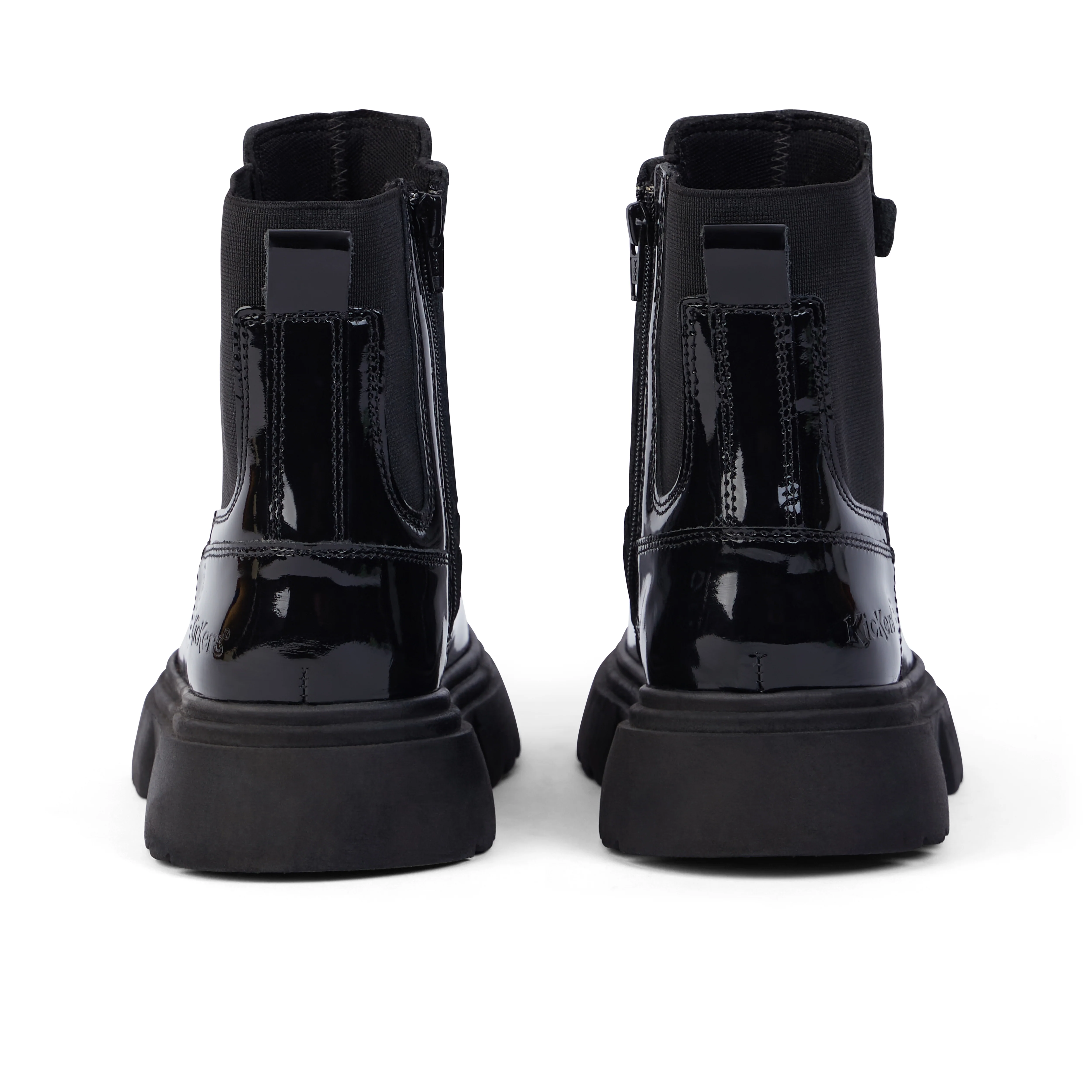 Junior Women Kenzi Chelsea Patent Leather Black - Image 5