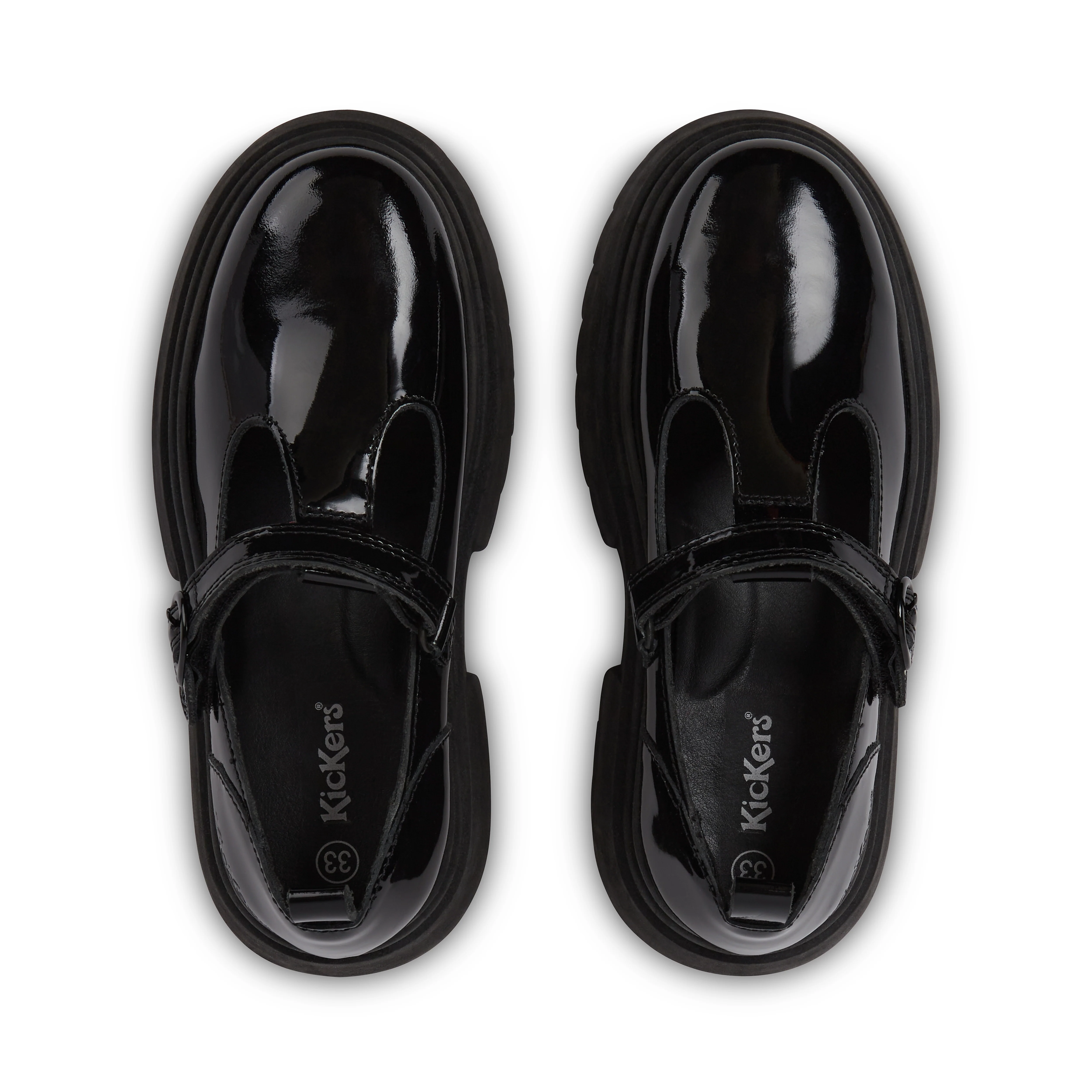 Junior Women Kenzi T-Bar Patent Leather Black - Image 4