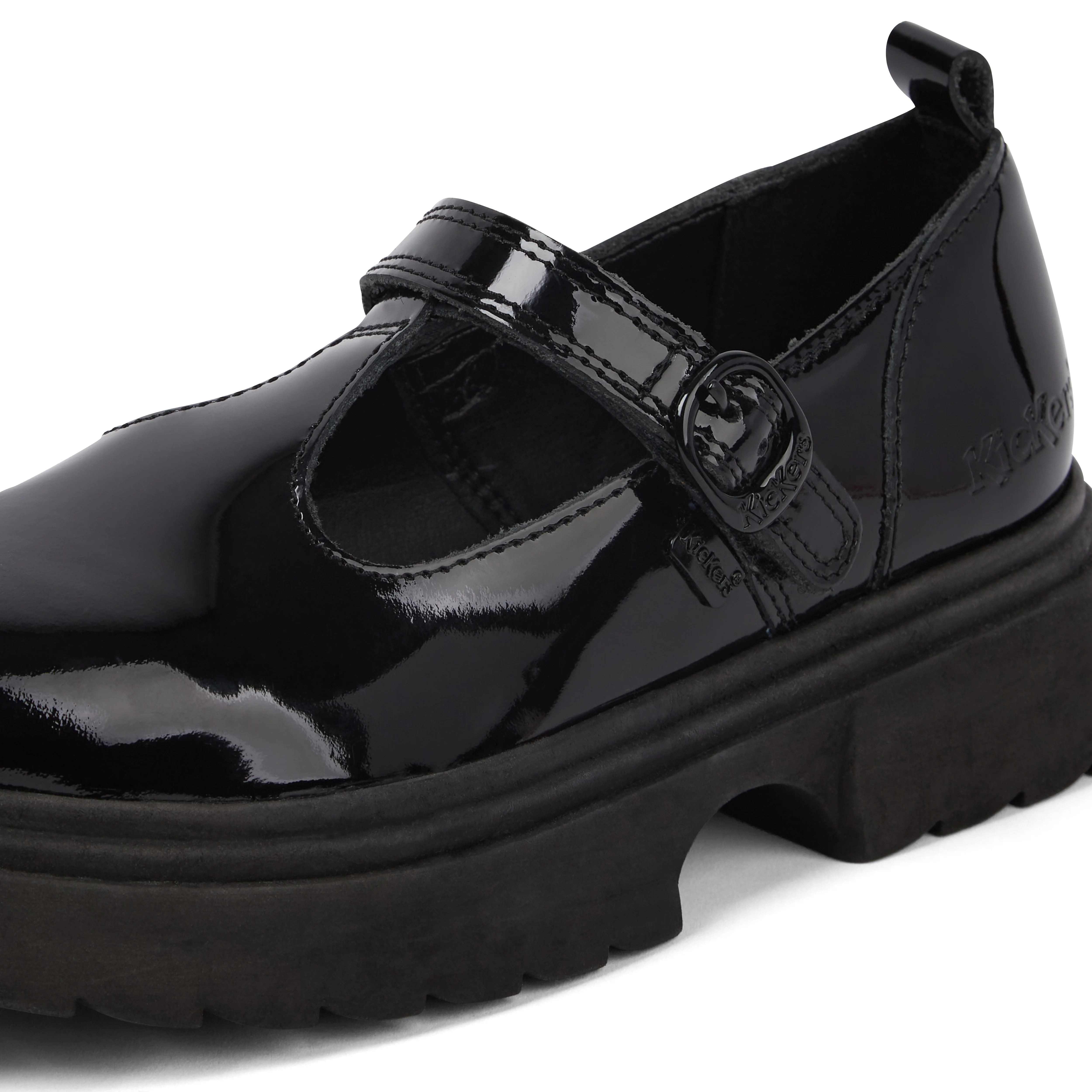 Junior Women Kenzi T-Bar Patent Leather Black - Image 6