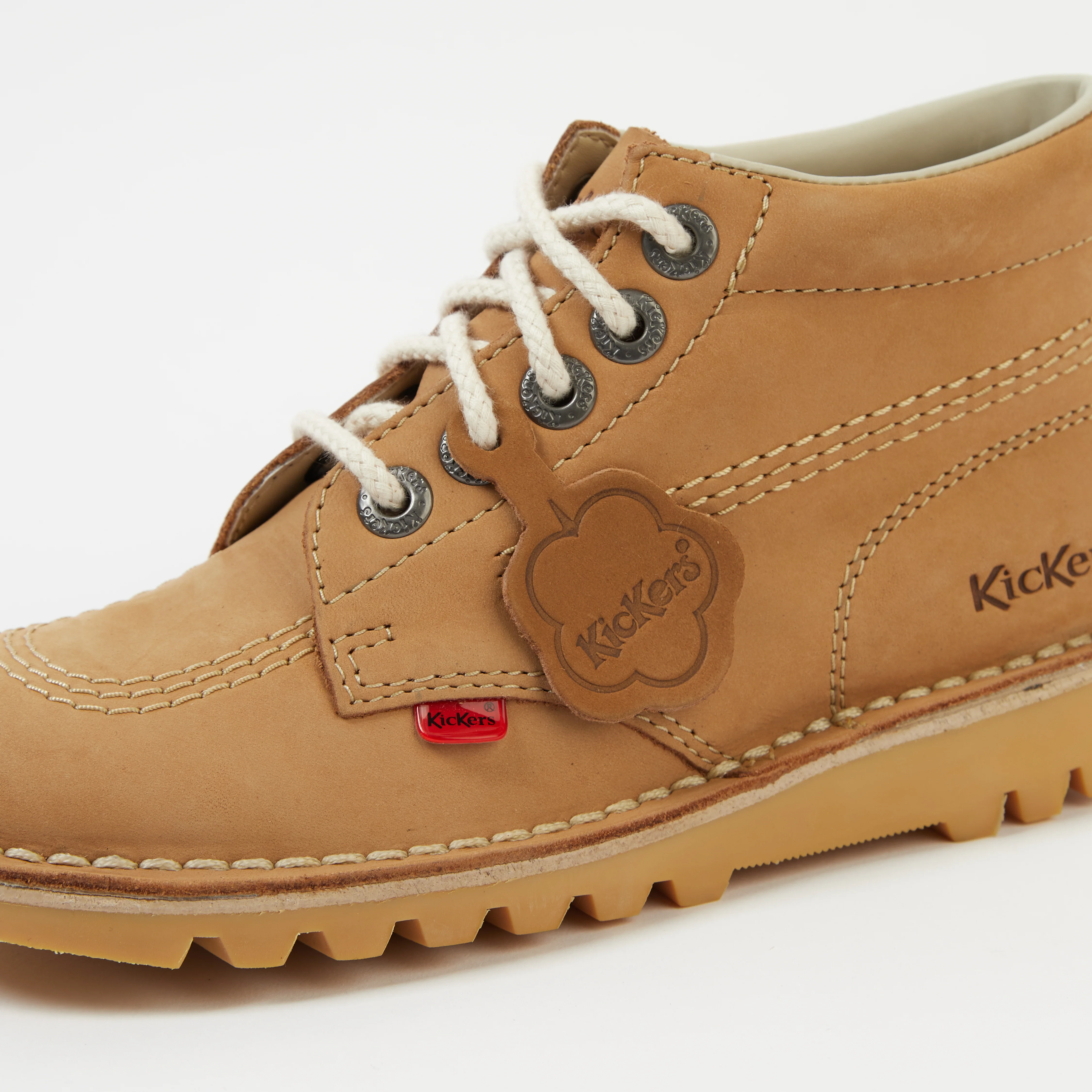 Unisex Leather Fleurette Tan - Image 2