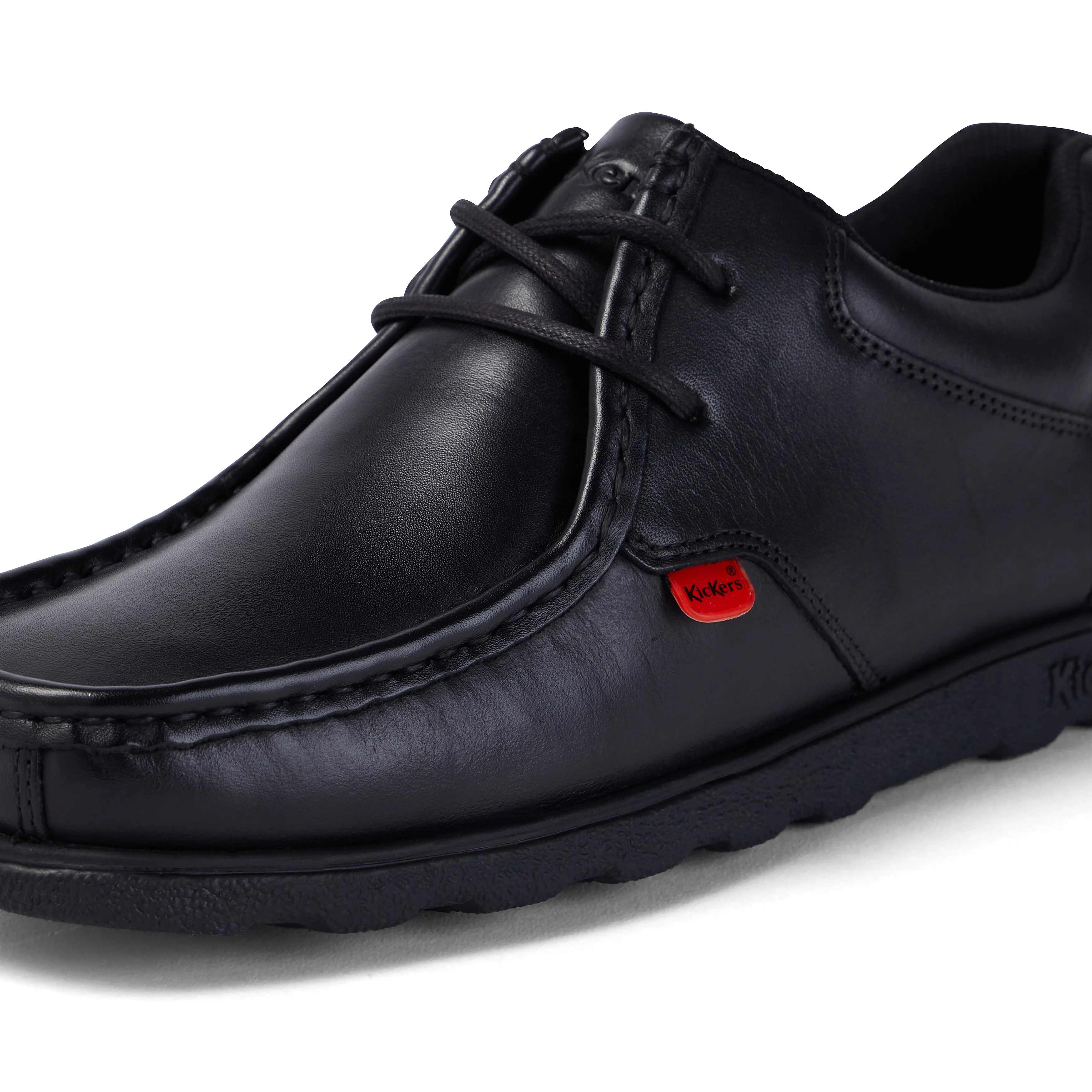 Youth Mens Fragma Lace Leather Black - Image 6