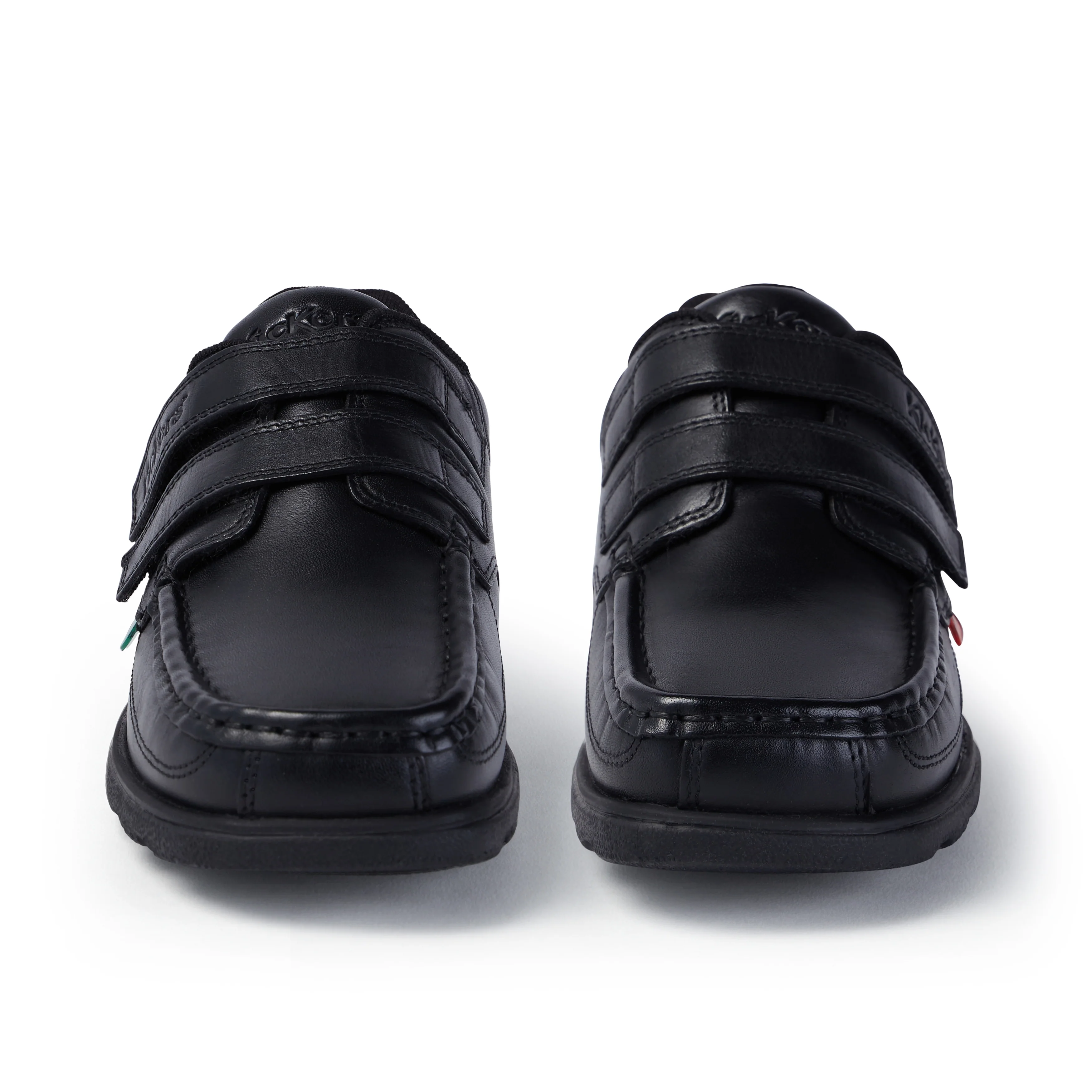 Youth Mens Fragma Moc Twin Vel Leather Black - Image 2