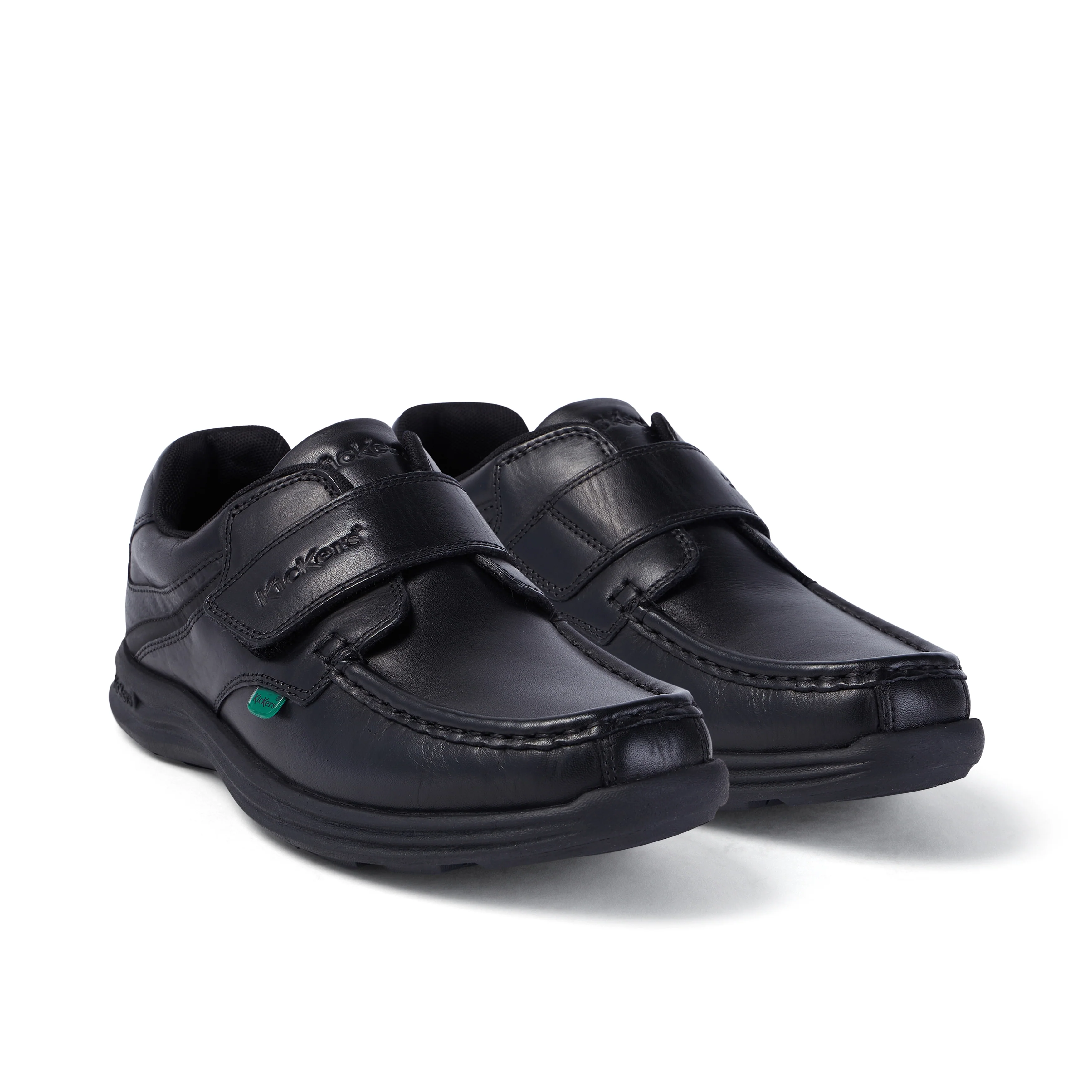 Youth Mens Reasan Strap Leather Black - Image 3