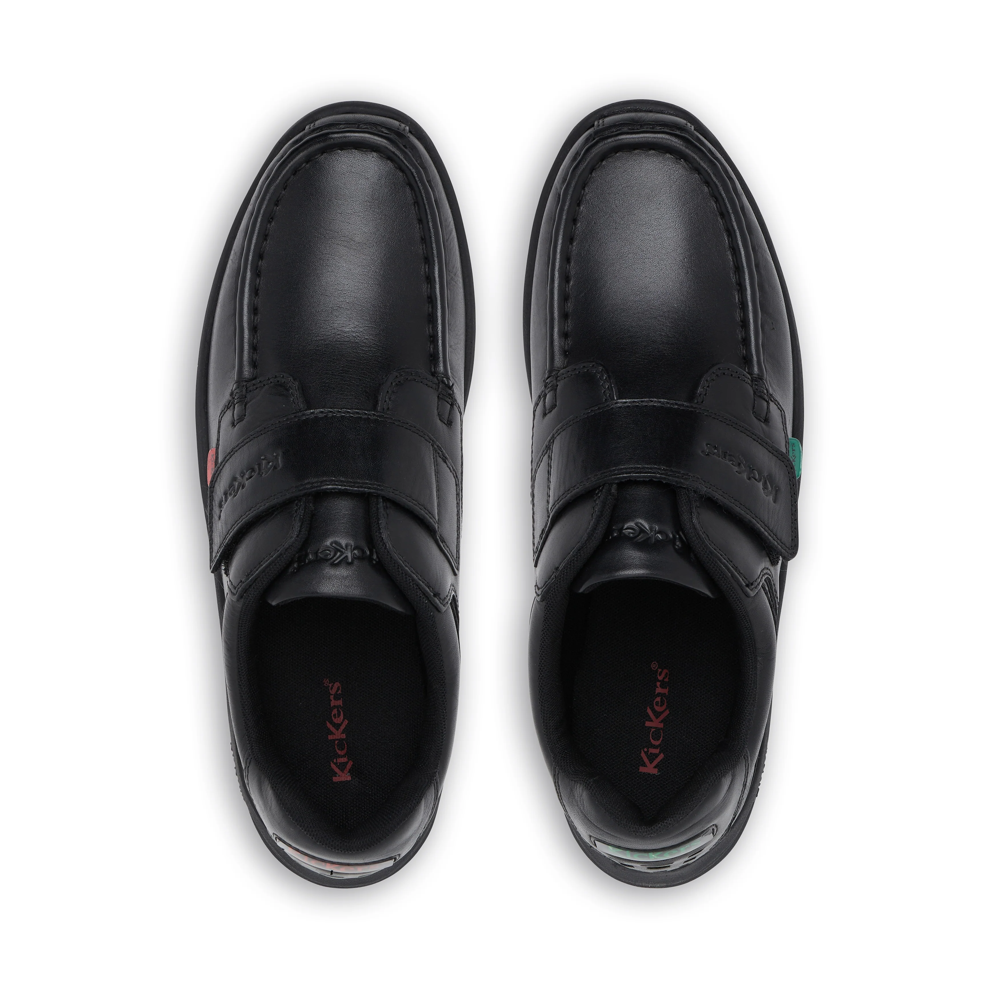Youth Mens Reasan Strap Leather Black - Image 4