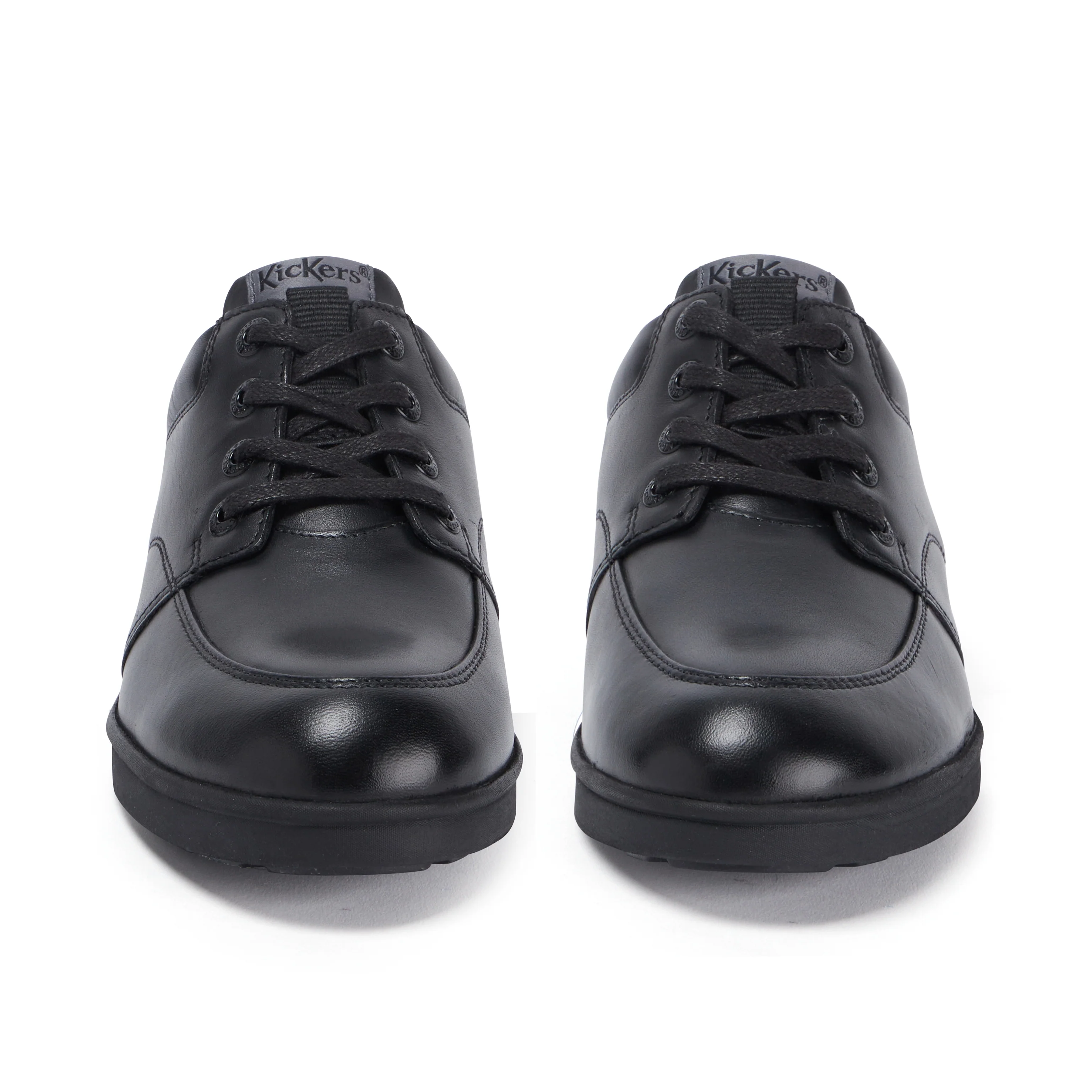 Youth Mens Troiko Lace Leather Black - Image 2