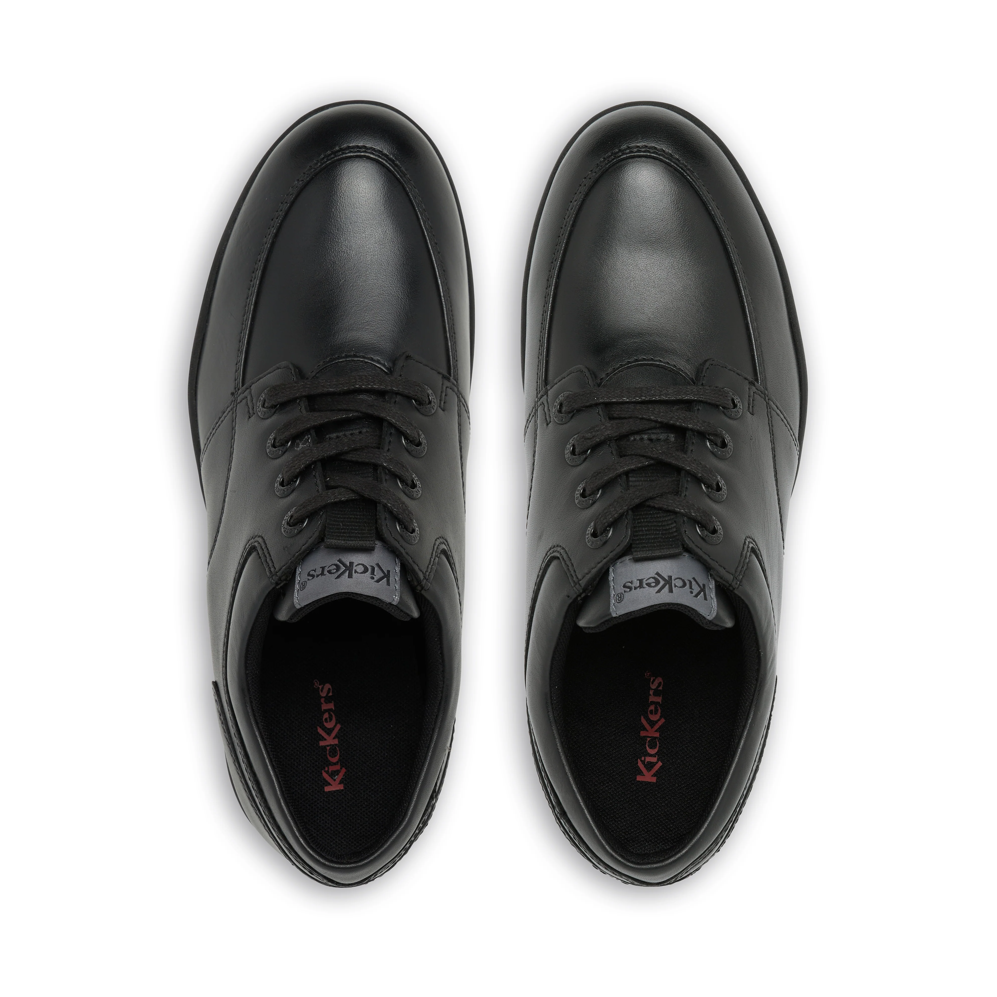 Youth Mens Troiko Lace Leather Black - Image 4