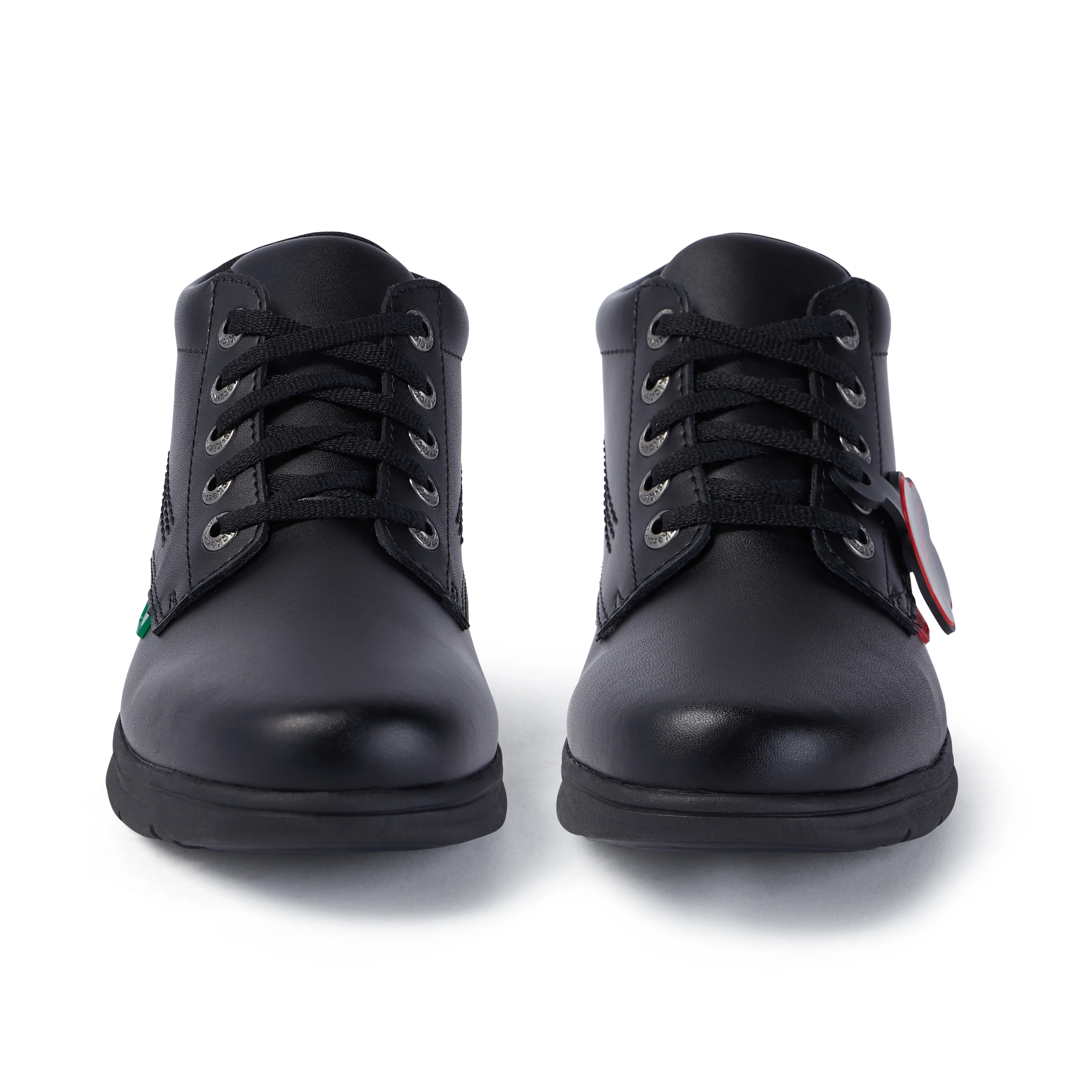 Youth Unisex Kelland Hi Leather Black - Image 2