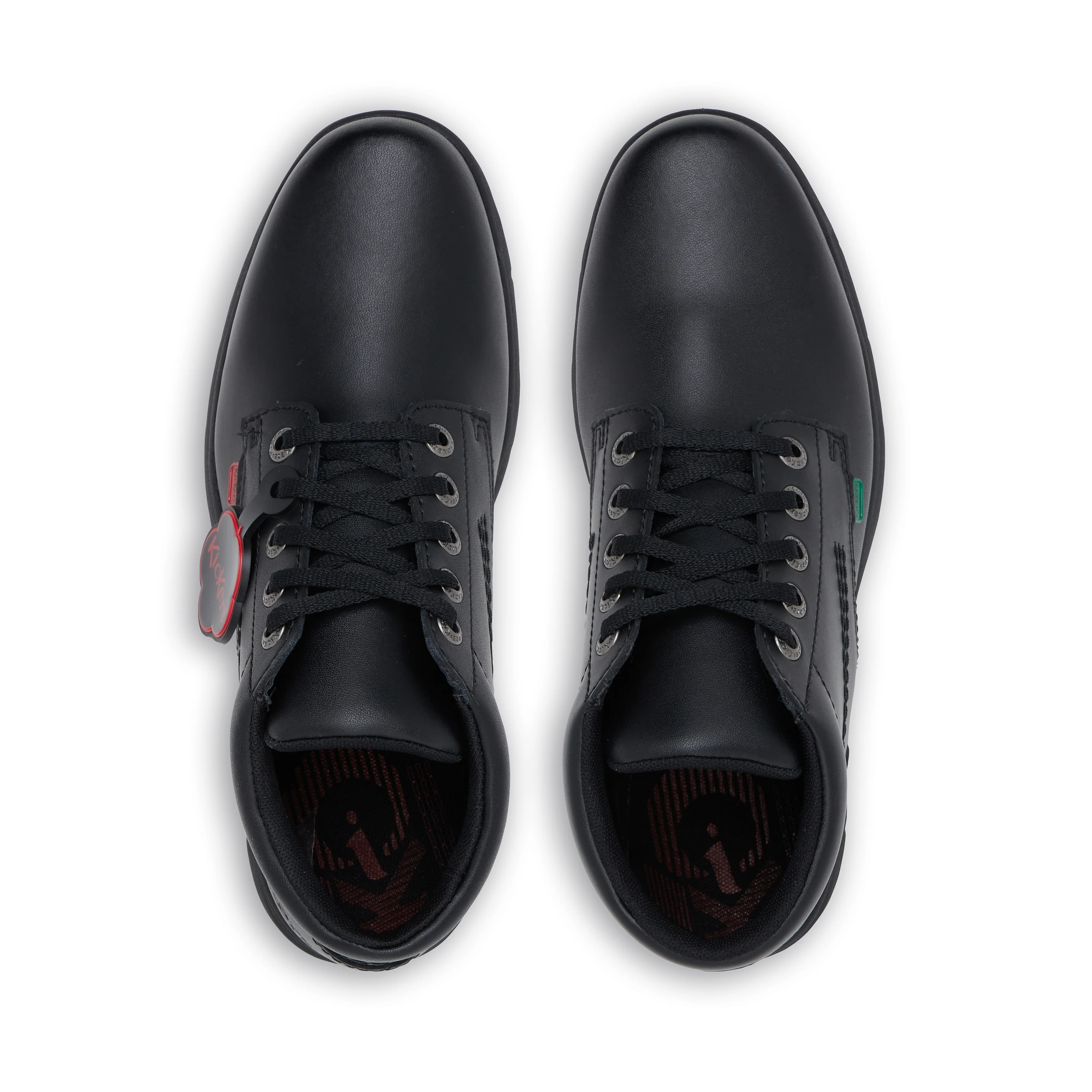Youth Unisex Kelland Hi Leather Black - Image 4