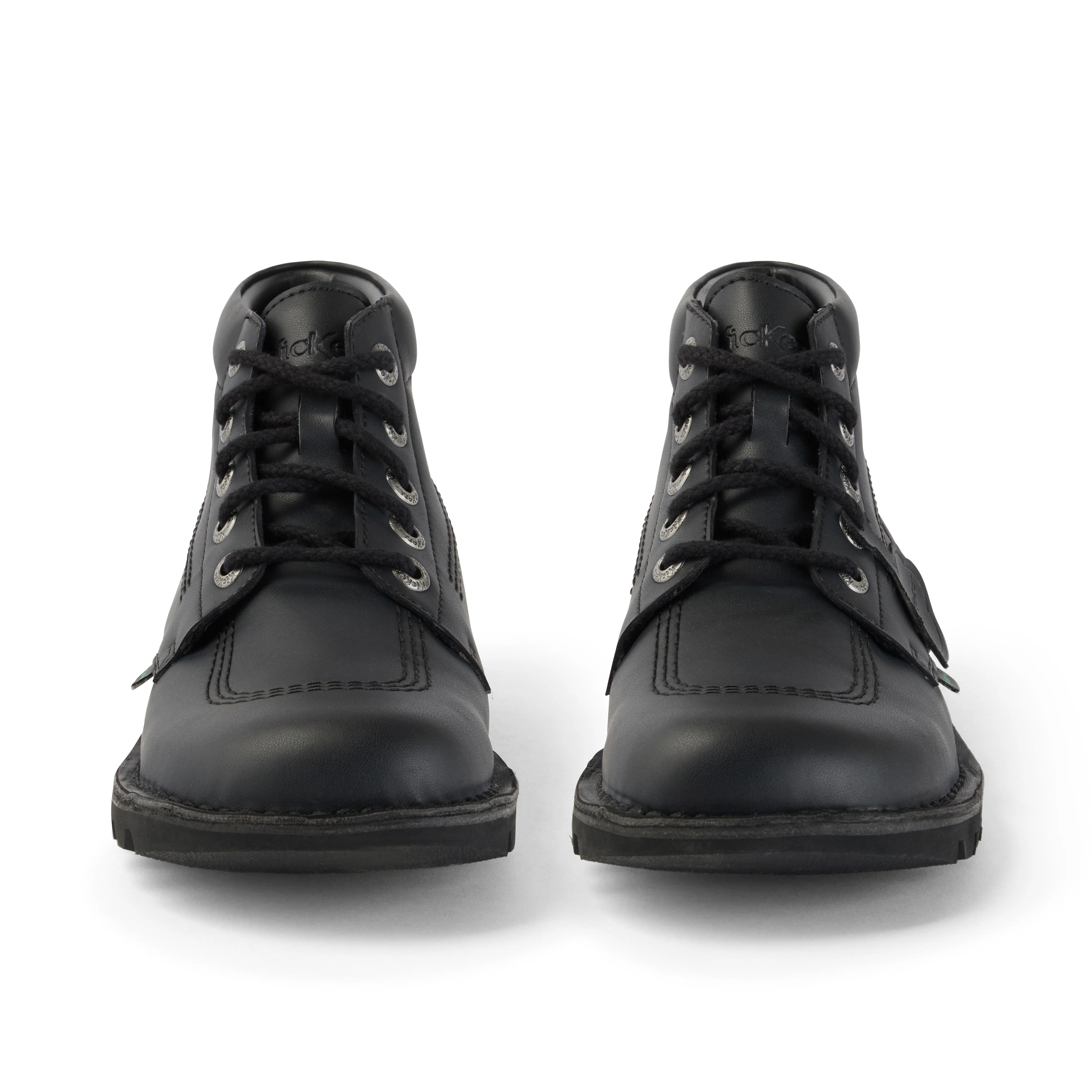 Youth Unisex Kick Hi Leather Alternative Black - Image 2