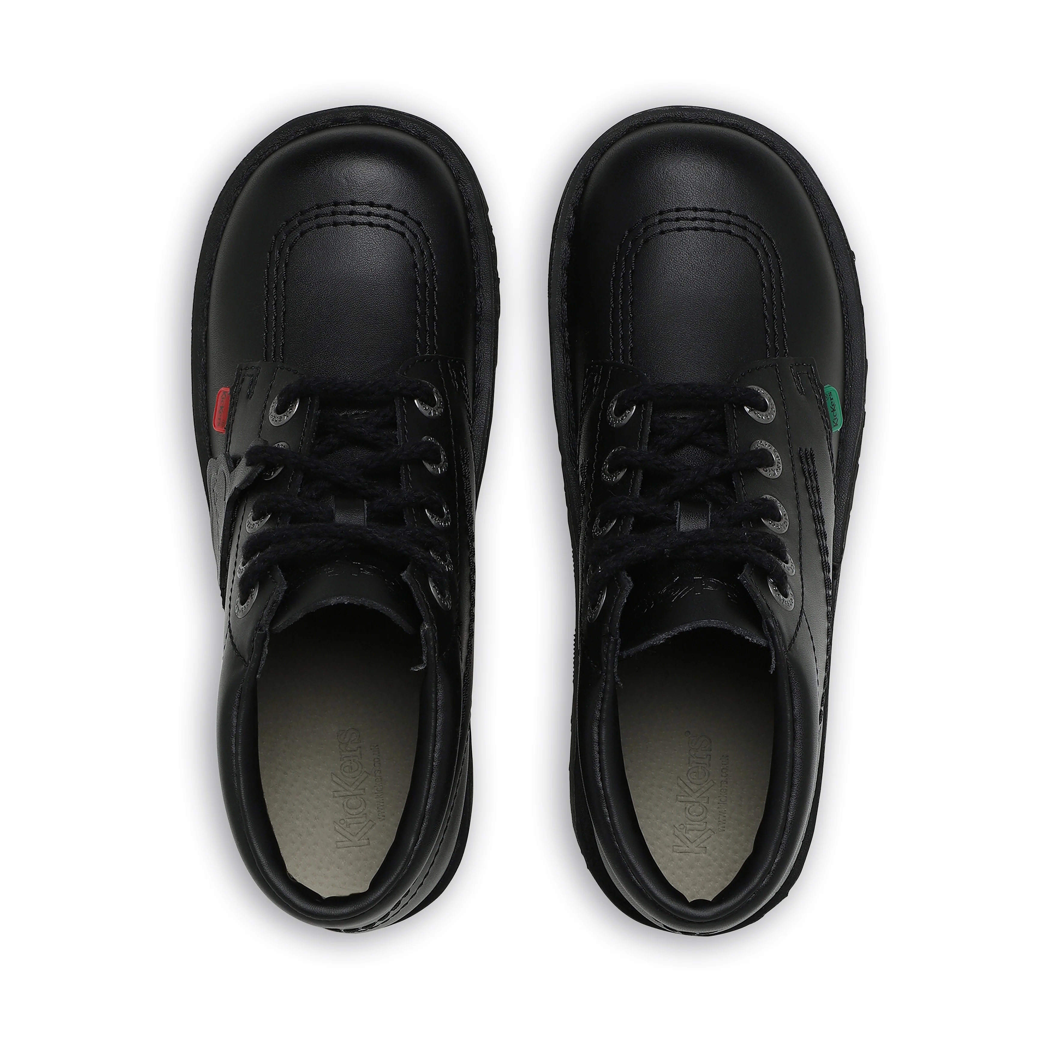 Youth Unisex Kick Hi Leather Black - Image 4