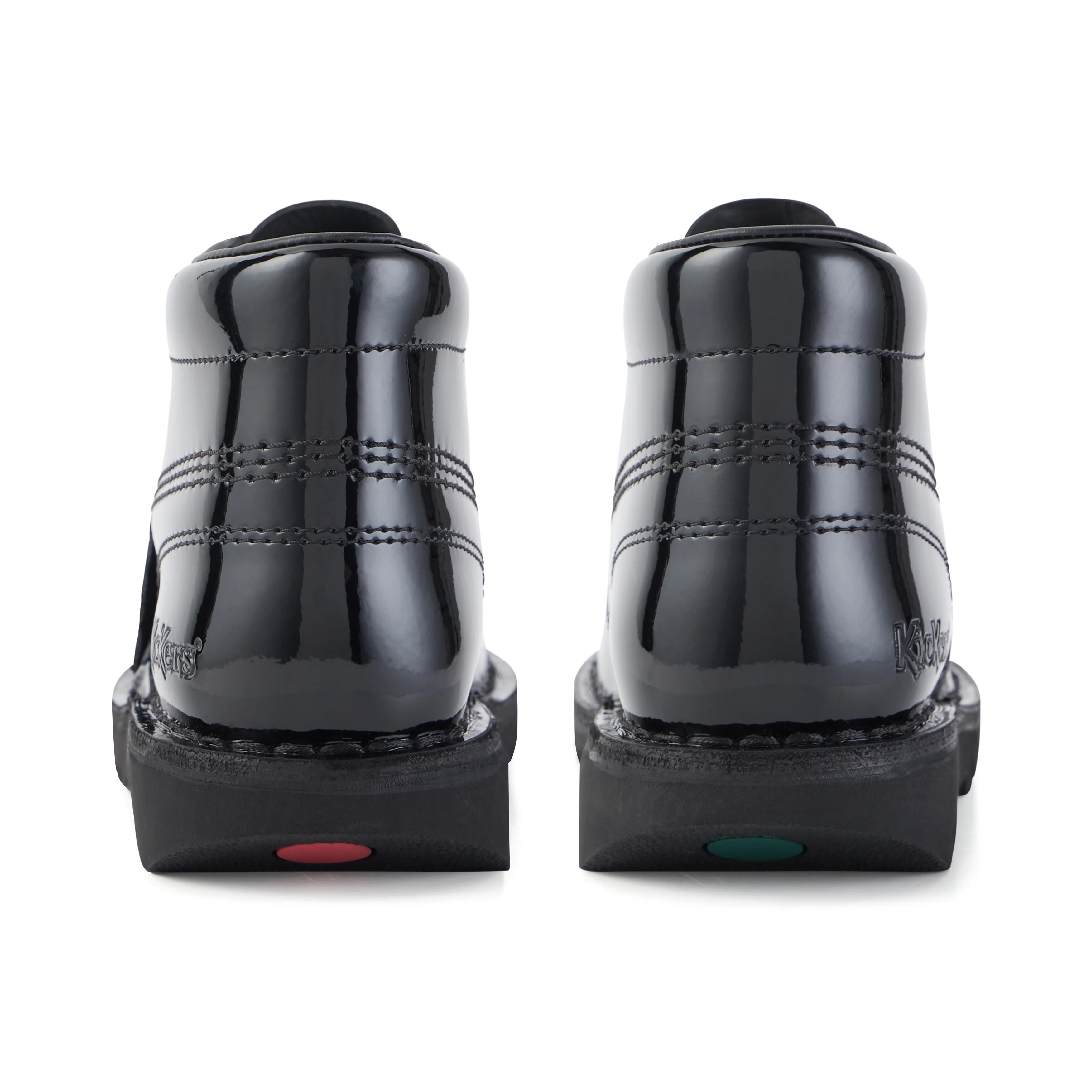 Youth Unisex Kick Hi Patent Leather Black - Image 5