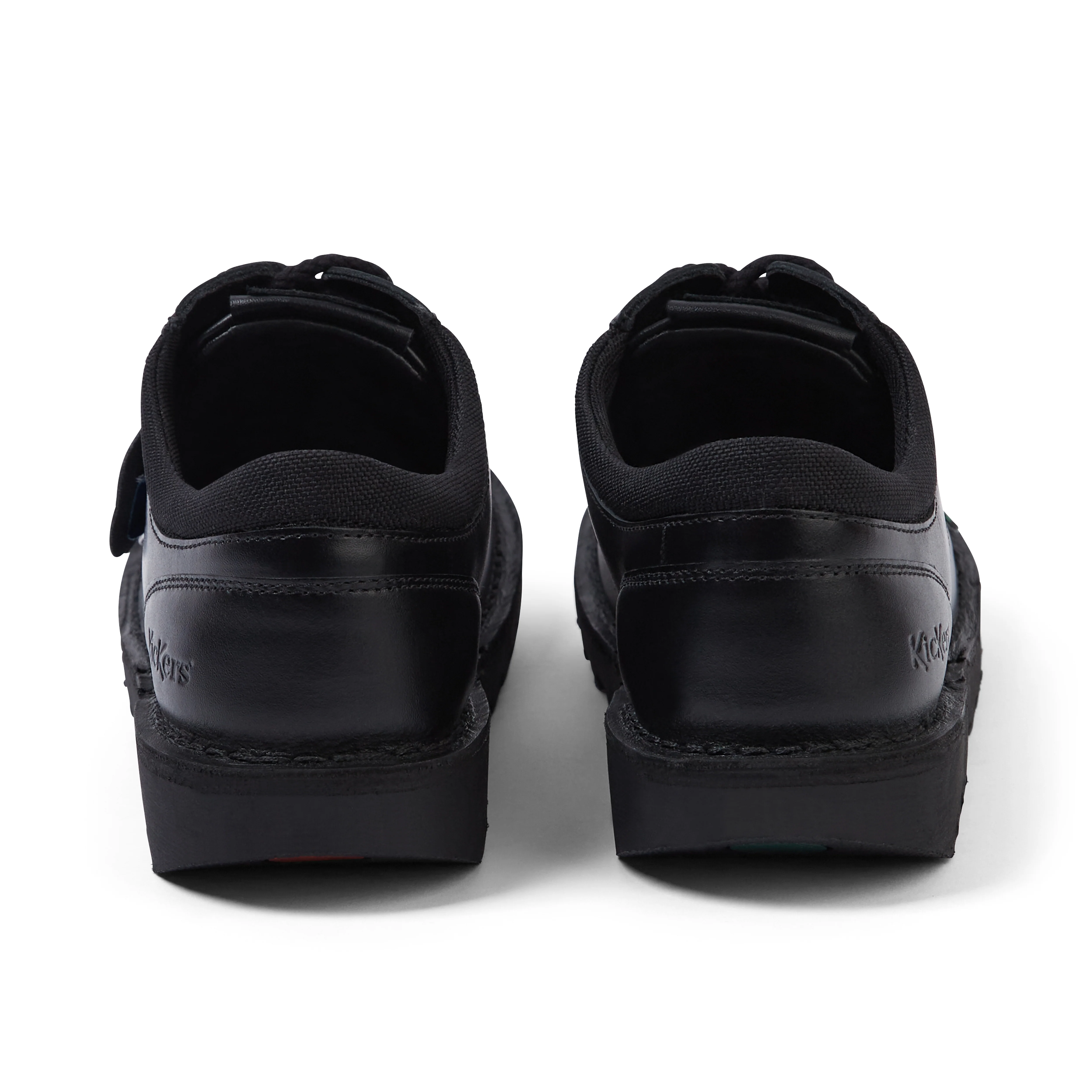 Youth Unisex Kick Lo Mix Mesh Leather Black - Image 5