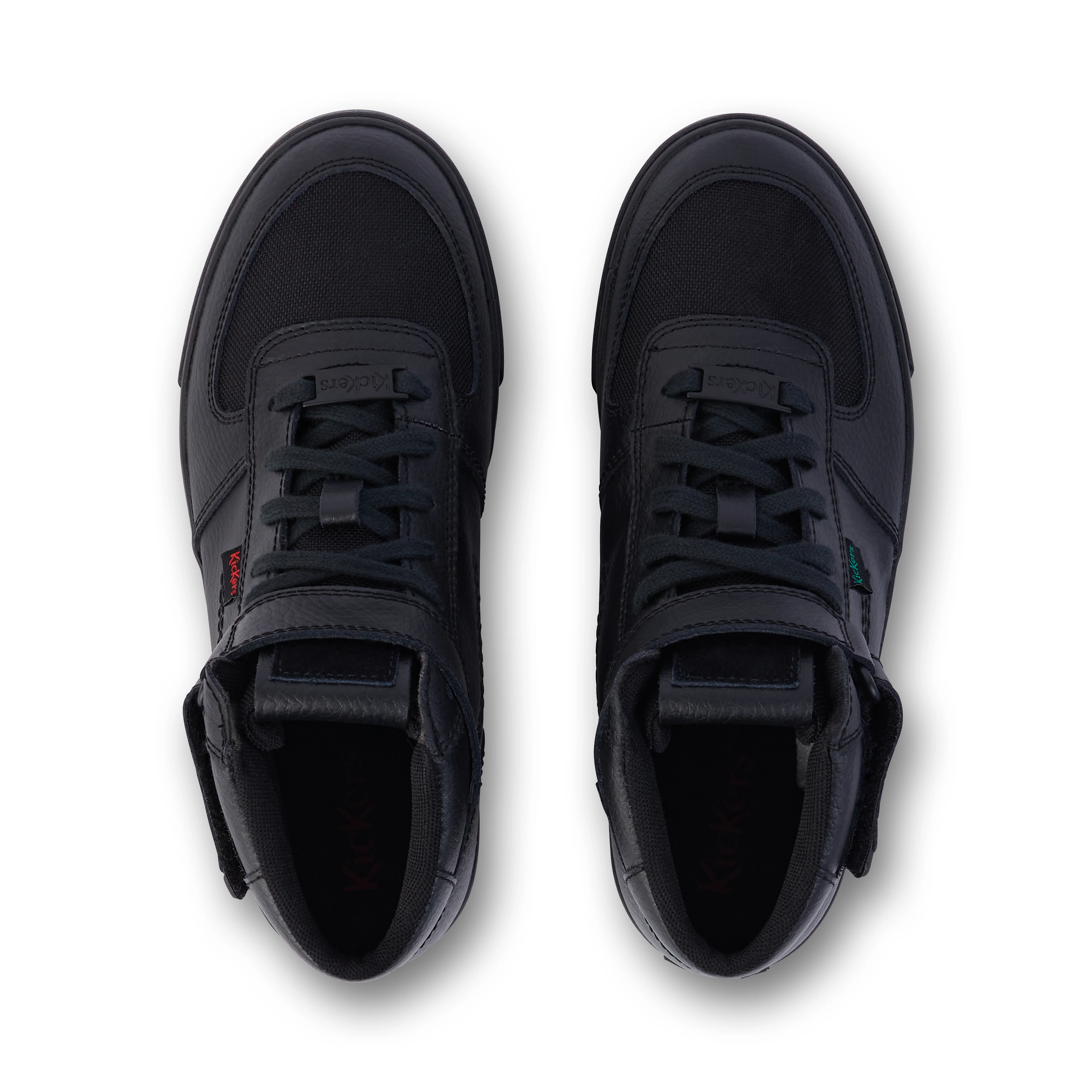 Youth Unisex Tovni Hi Mix Mesh Leather Black - Image 4