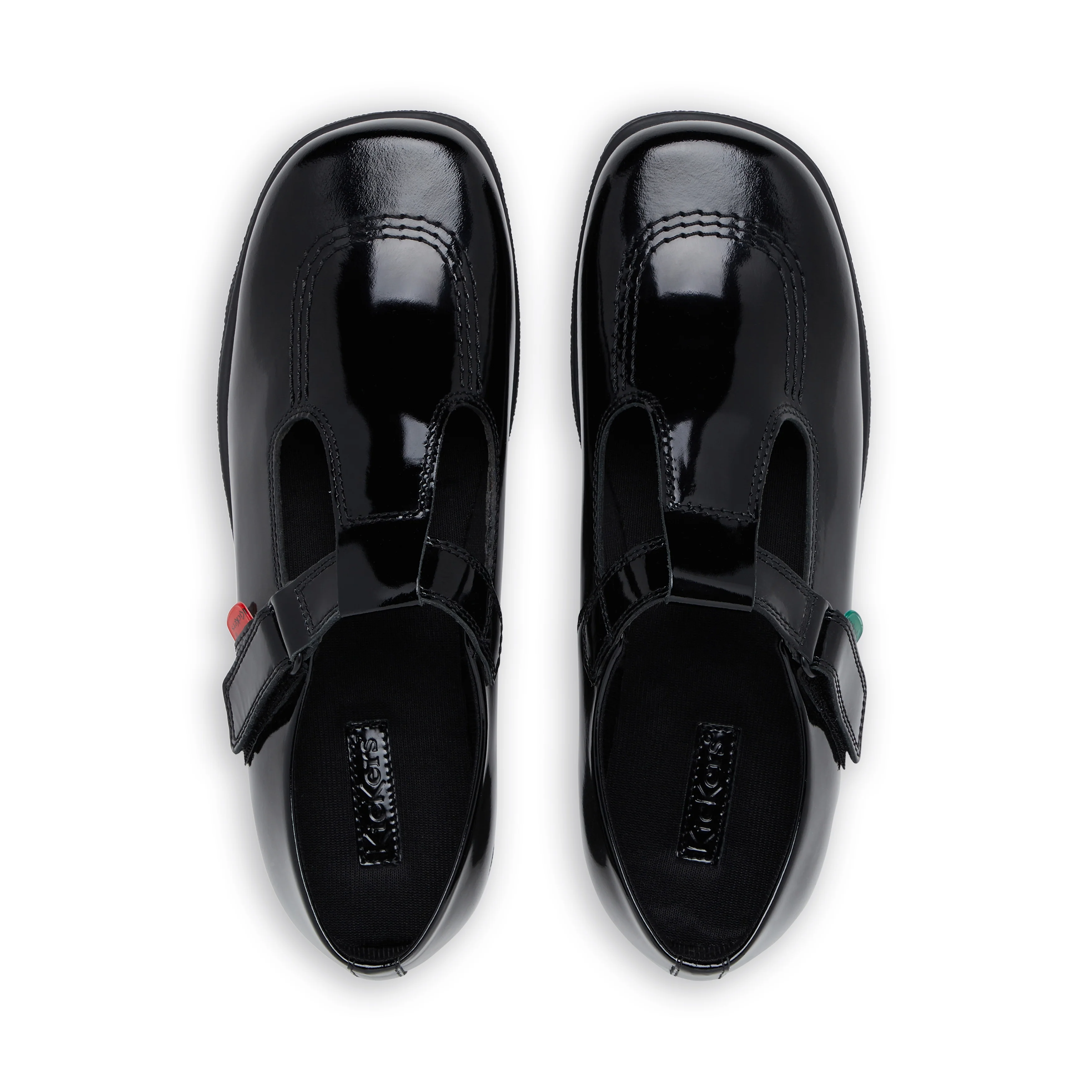 Youth Womens Fragma T-Bar Patent Leather Black - Image 4
