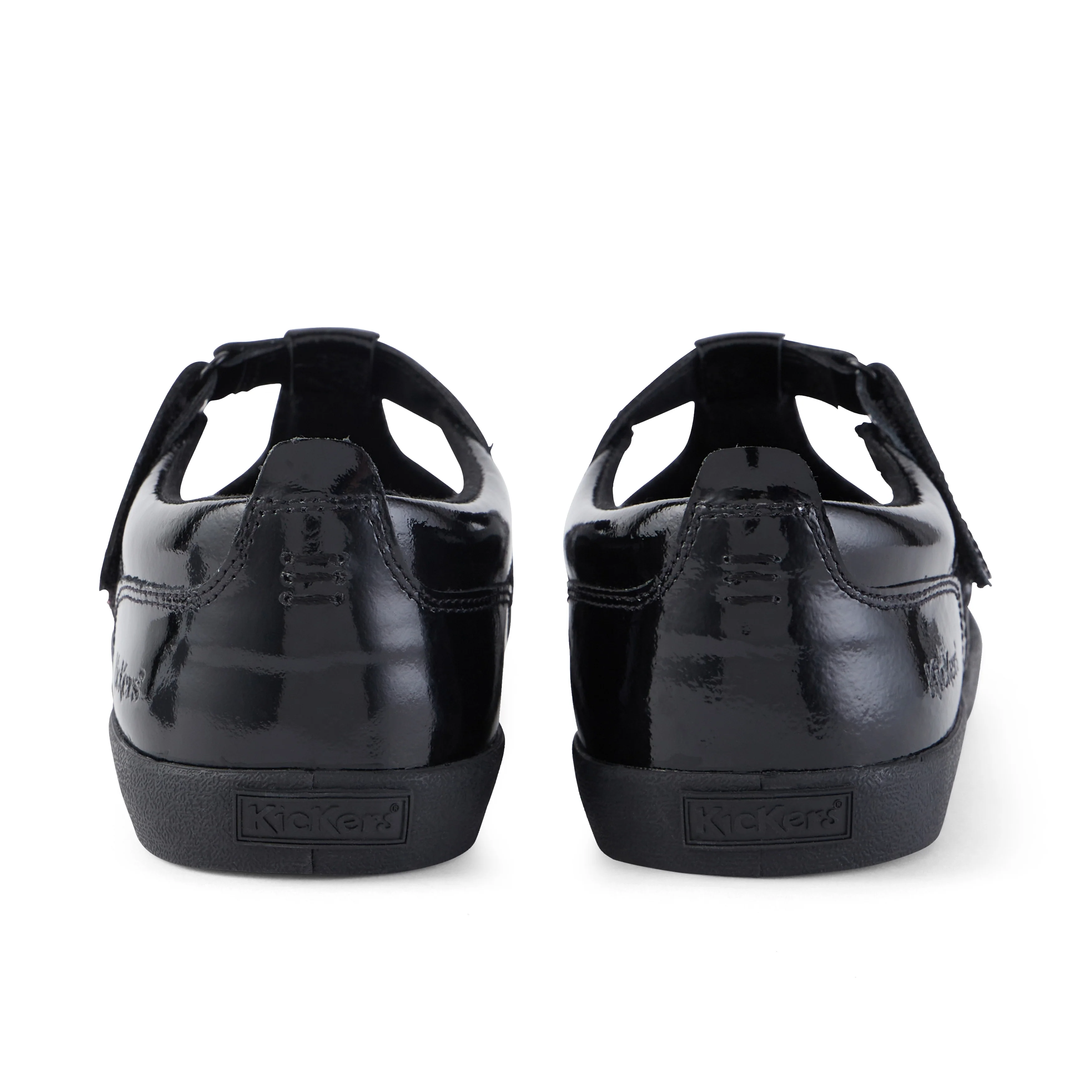 Youth Womens Kariko T Bar Patent Leather Black - Image 5