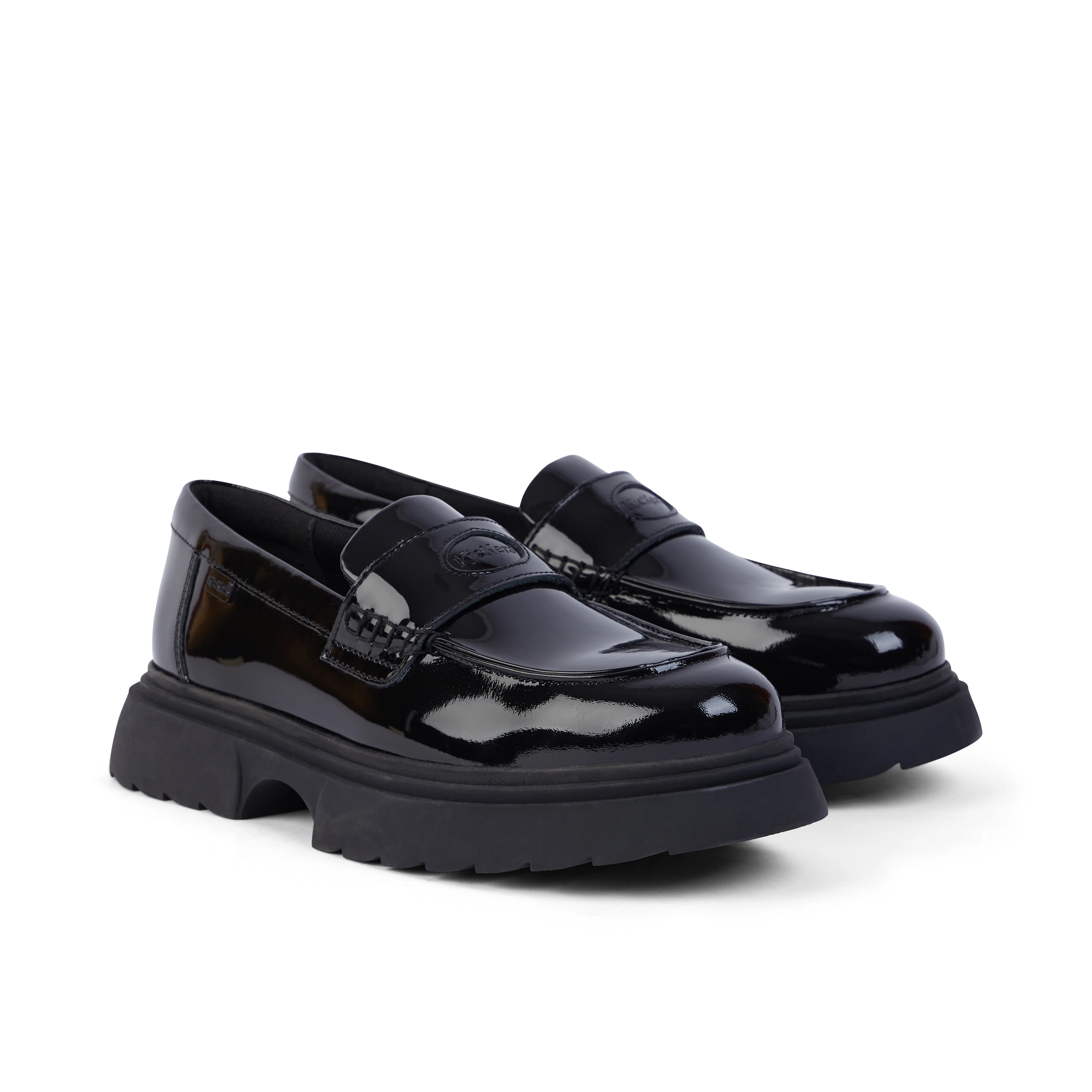 Youth Womens Kenzi Loafer Leather Black - Image 3