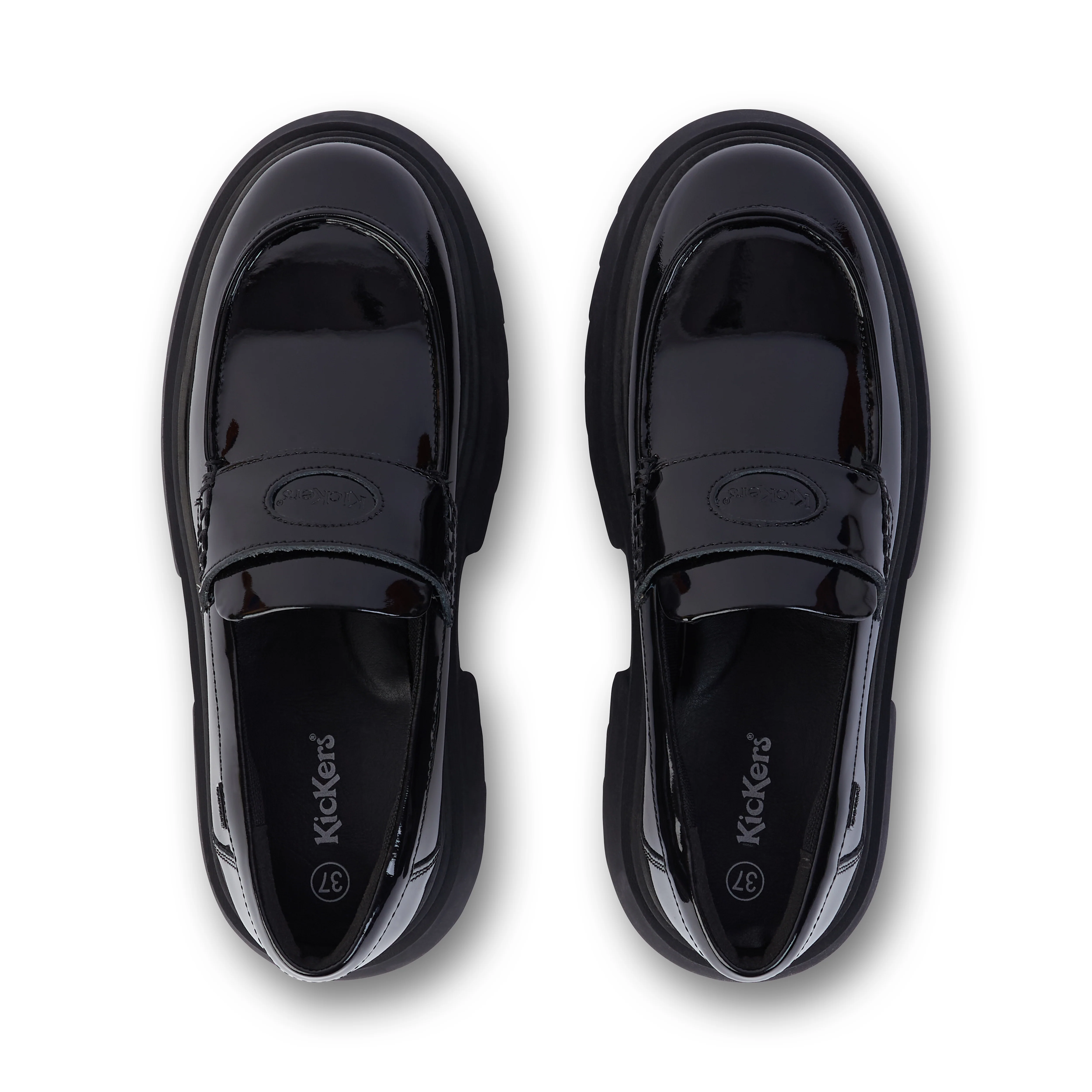 Youth Womens Kenzi Loafer Leather Black - Image 4