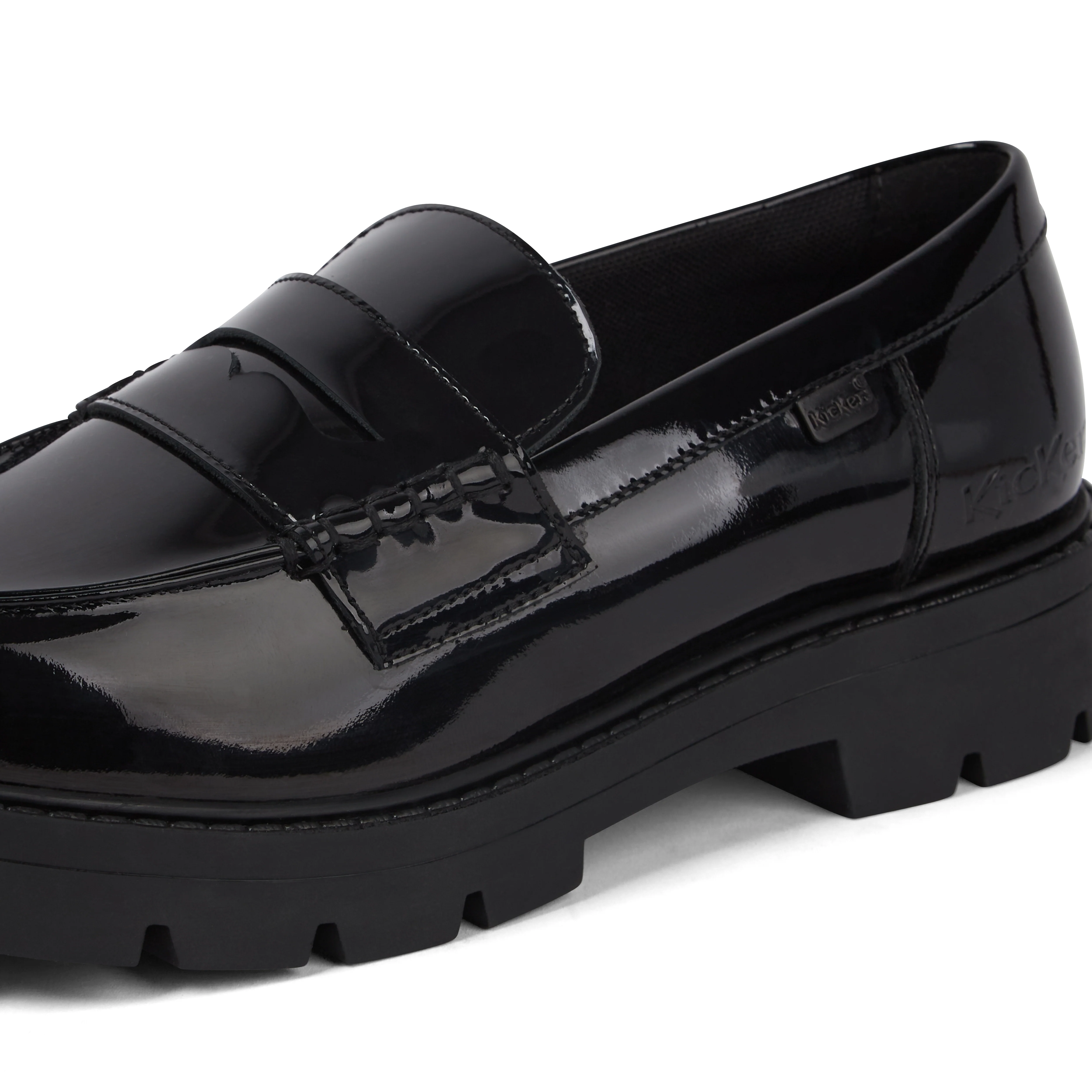 Youth Womens Kori Loafer Patent Leather Black - Image 6