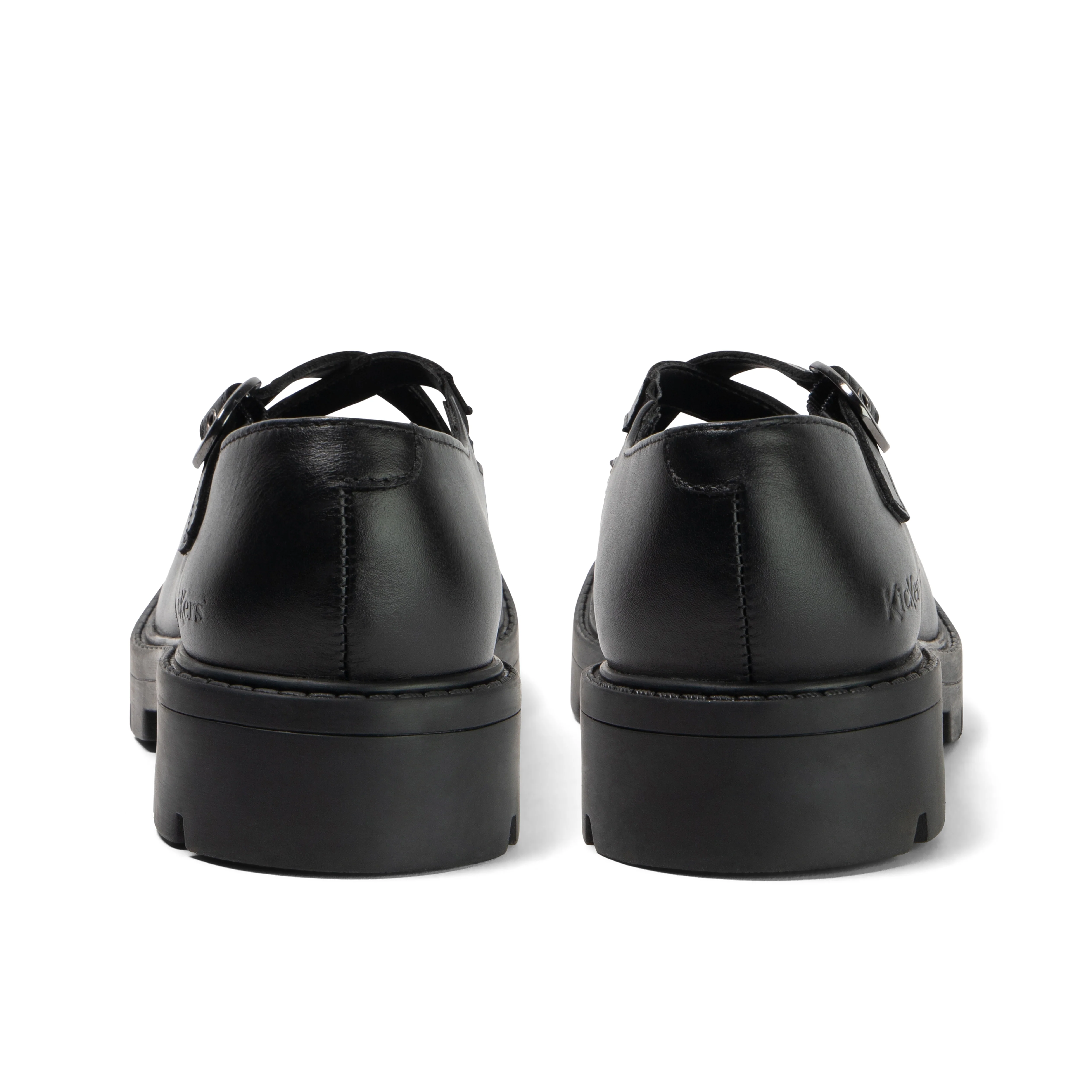 Youth Womens Kori MJ Cross High shine leather Black - Image 5