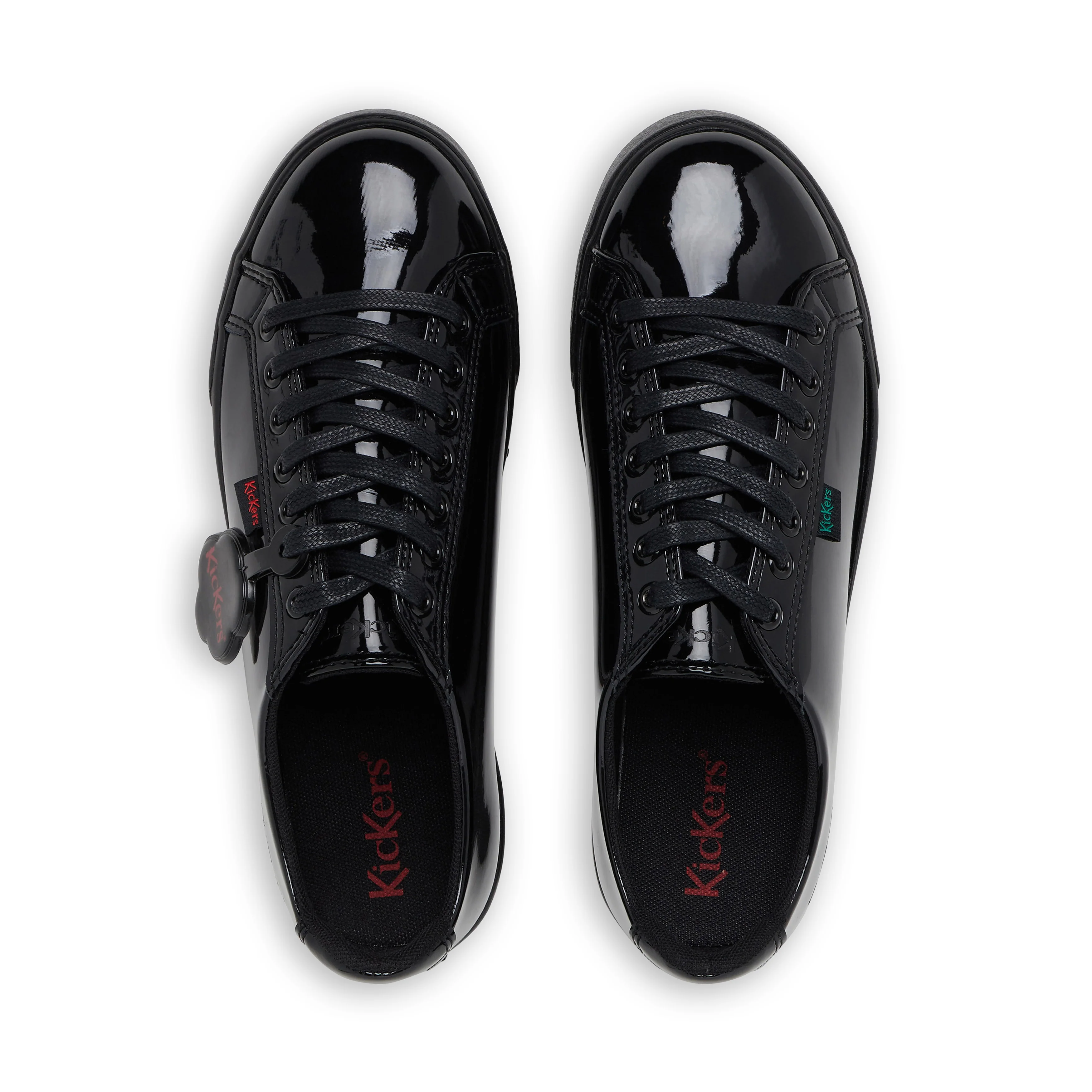 Youth Womens Tovni Lacer Patent Leather Black - Image 4