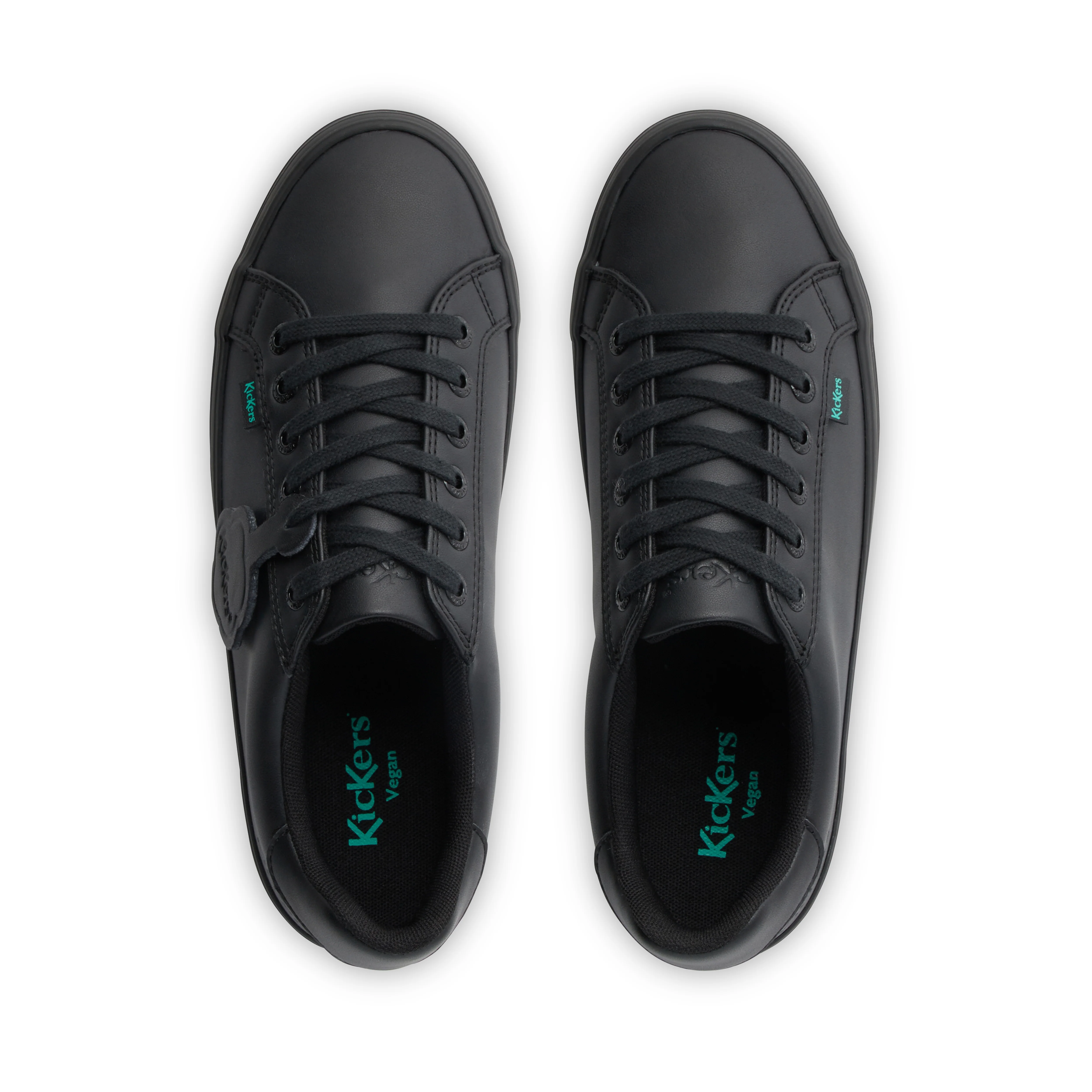 Youth Womens Tovni Stack Leather Alternative Black - Image 4