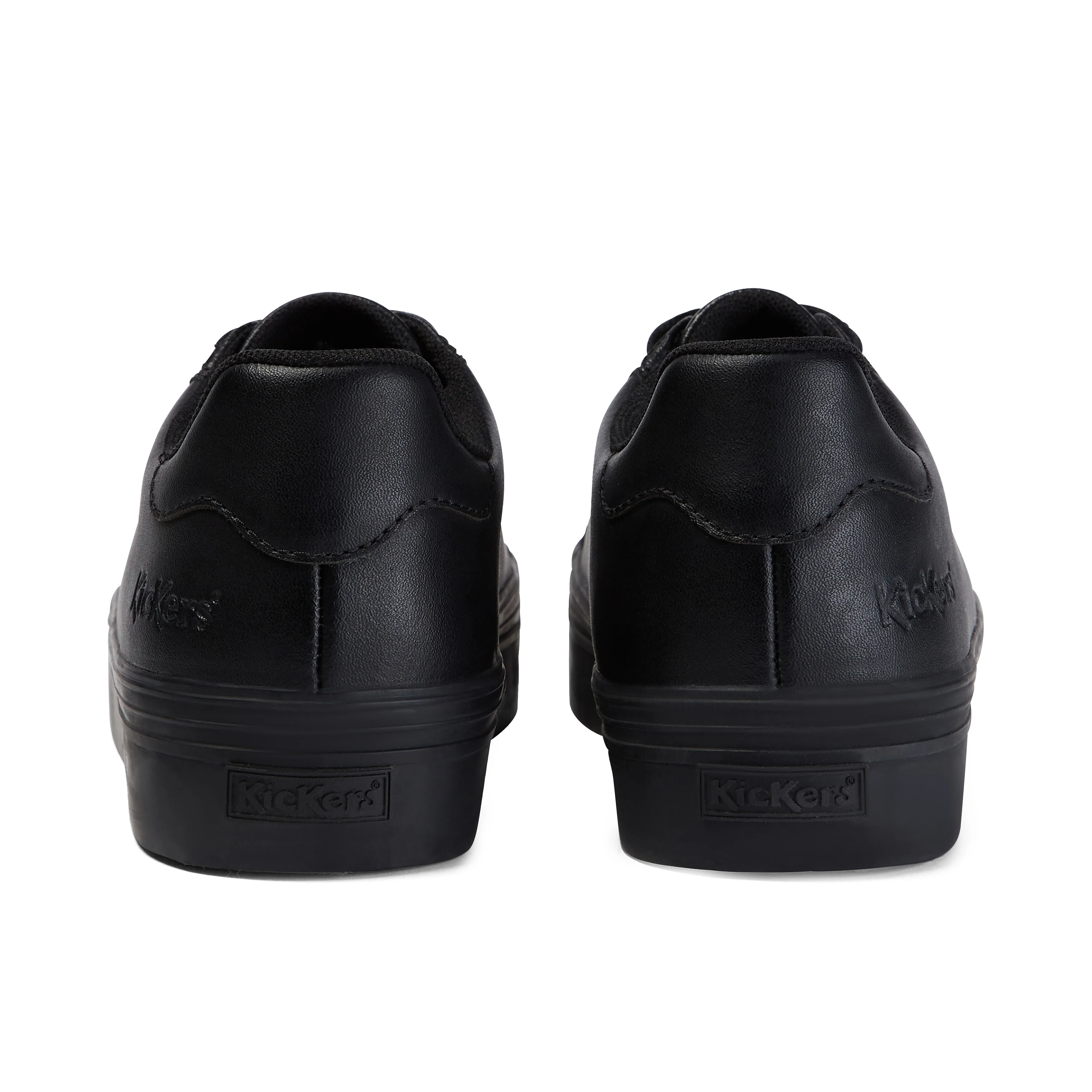 Youth Womens Tovni Stack Leather Black - Image 5